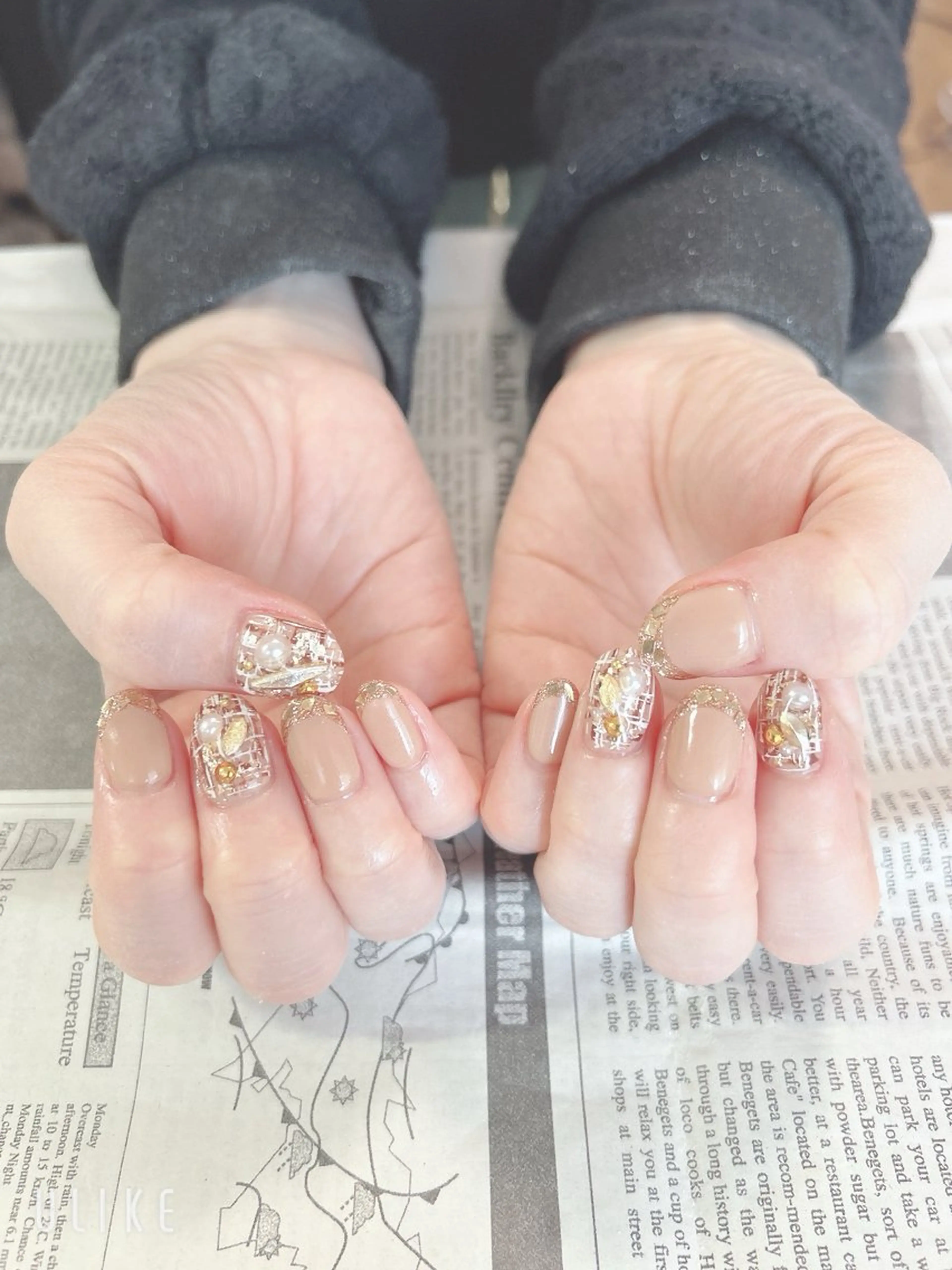 ネイル ハンドネイル ハンドケア 森山 舞のネイルデザイン