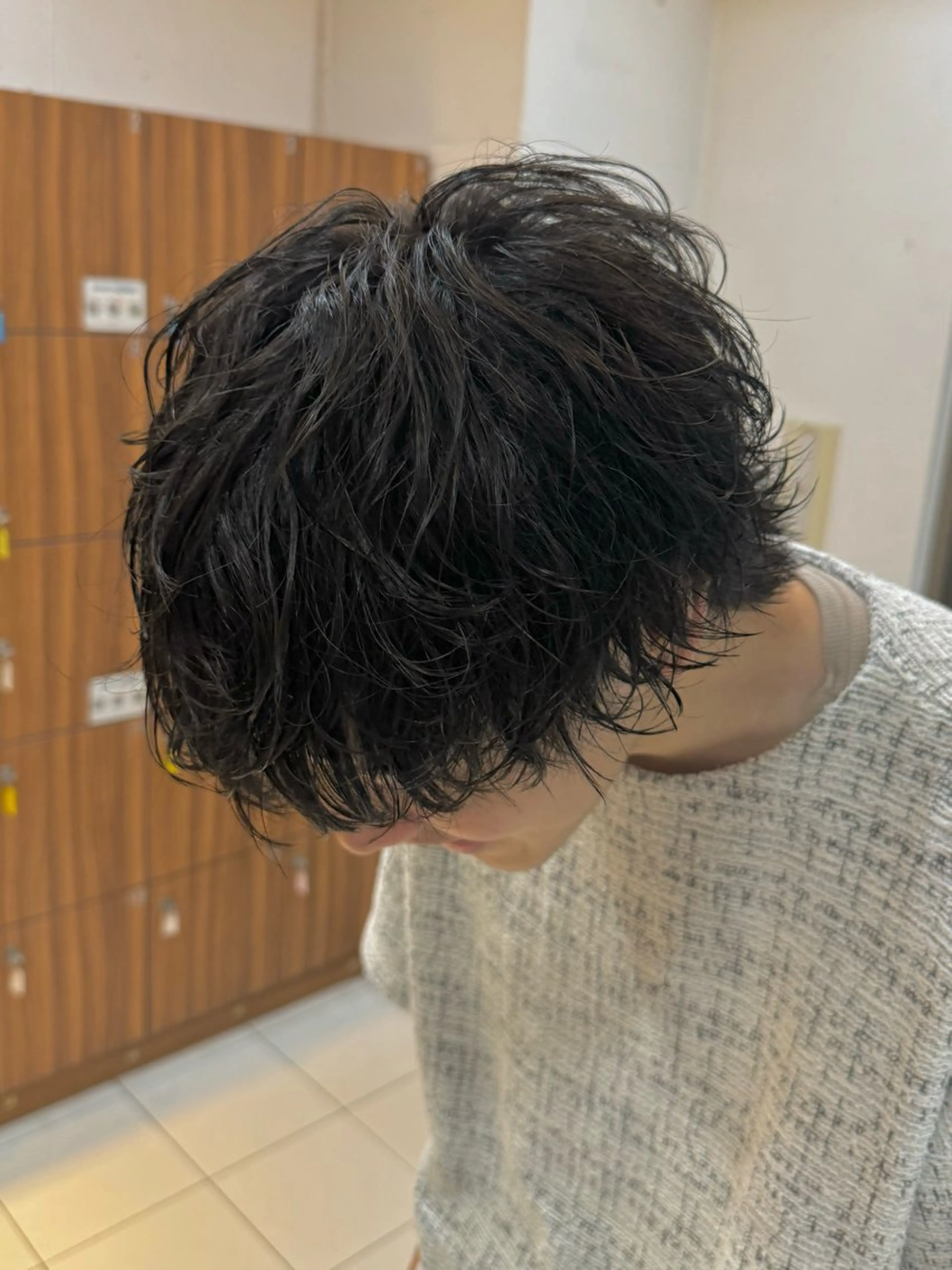 メンズ 髪質改善×白髪ぼかし 美容師✂️武澤龍賀のヘアスタイル