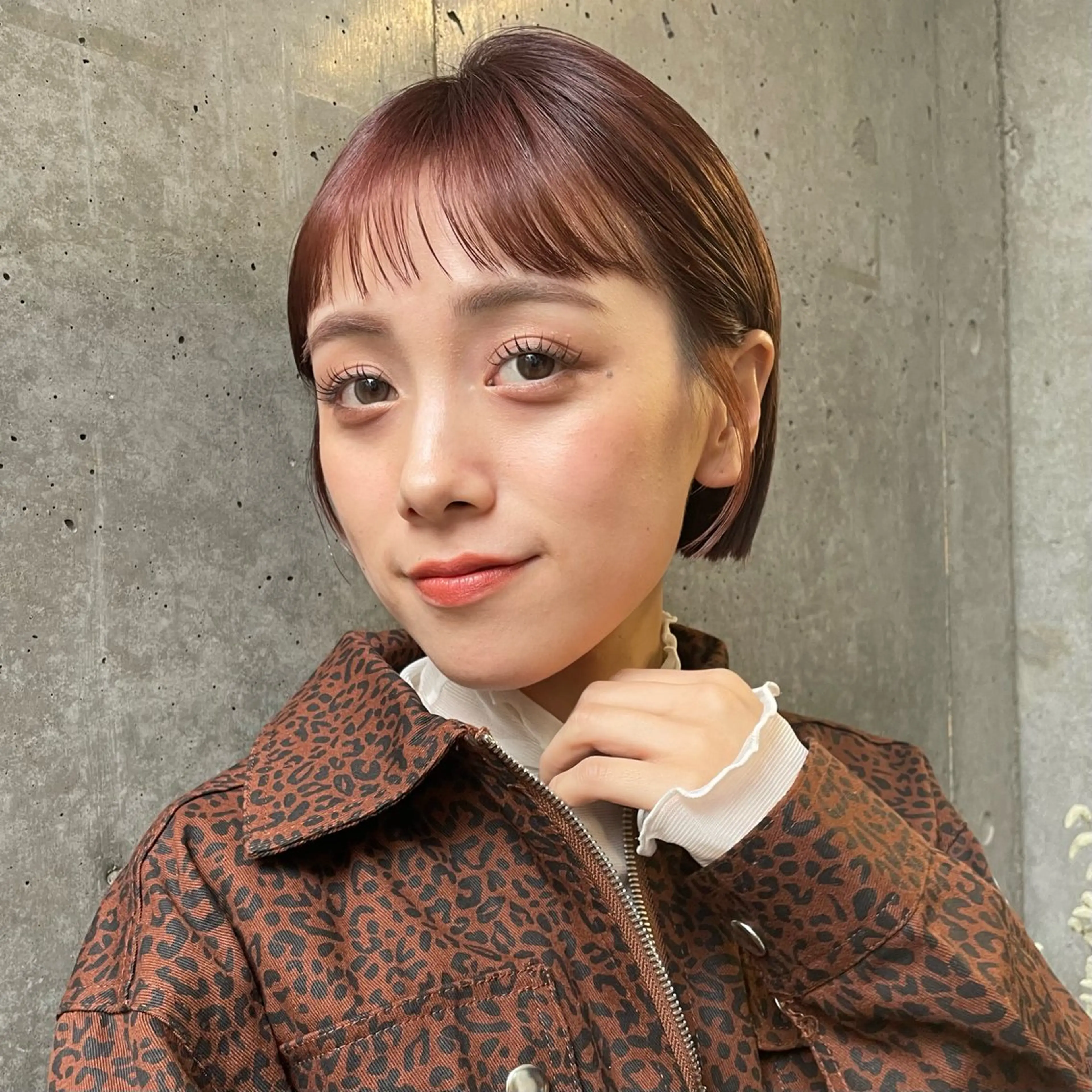 ショート カラー レイヤー/柔らか 透明感カラー/ゆきなのヘアスタイル