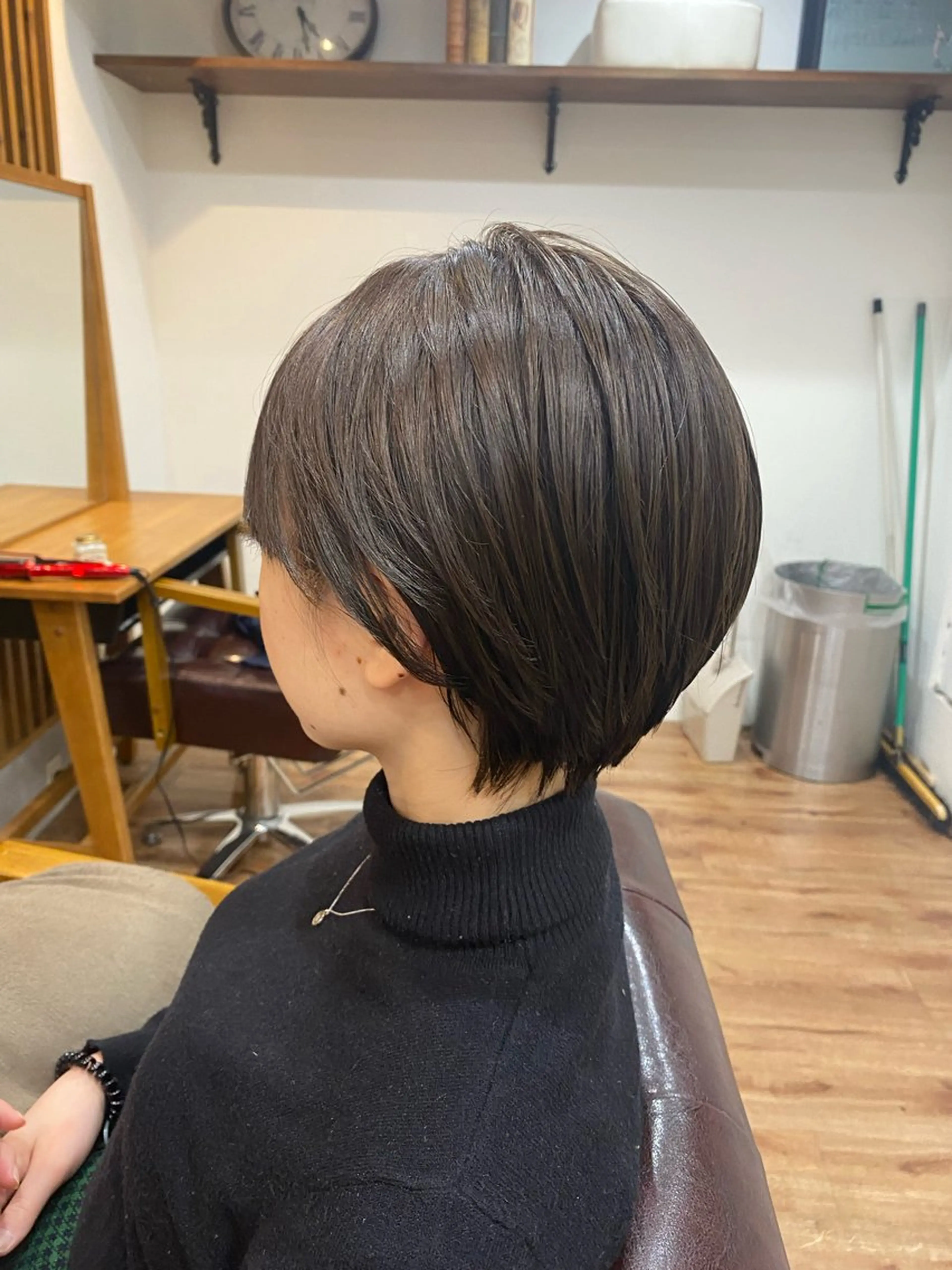 ショート カラー 髪質改善&縮毛矯正 カット/soyaのヘアスタイル
