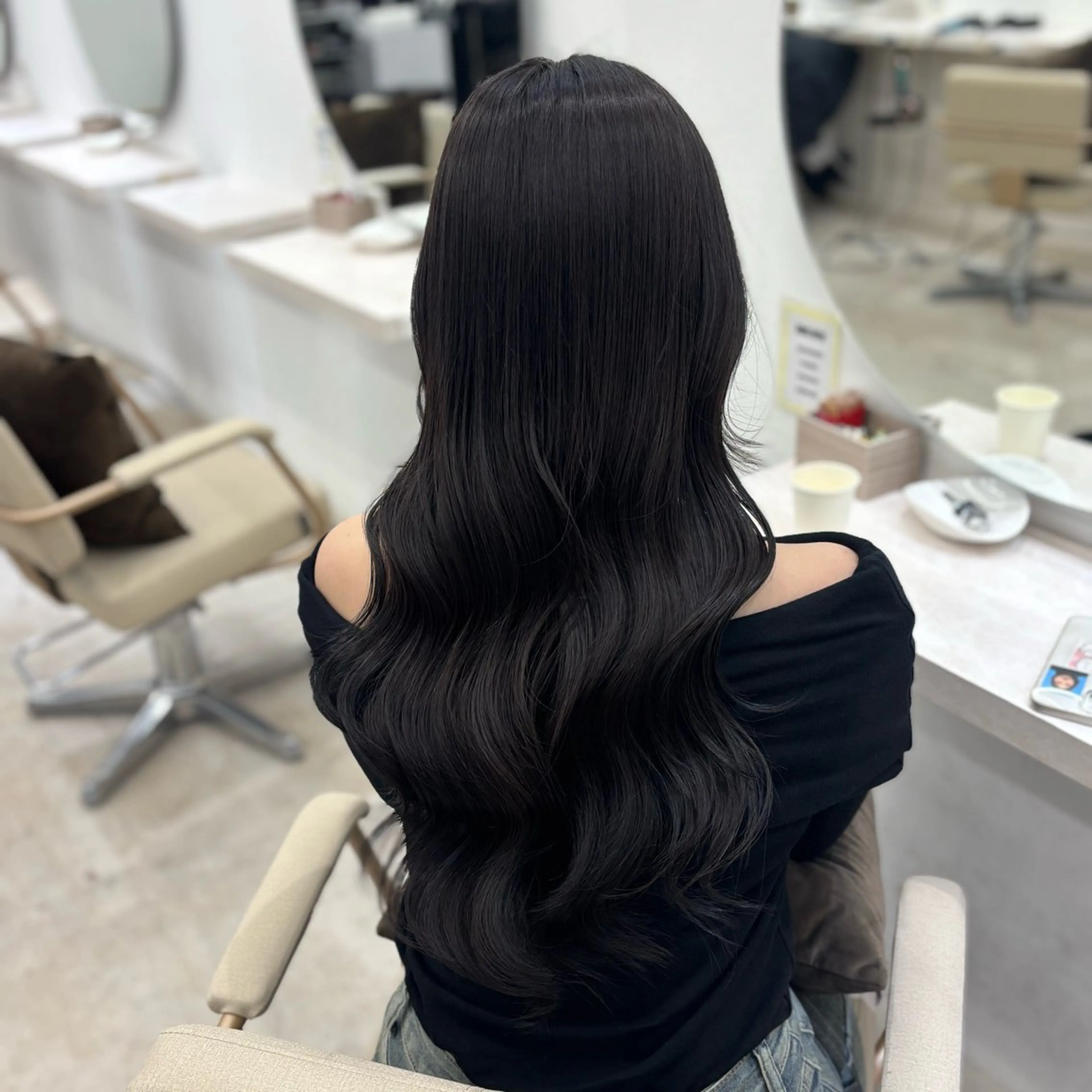 ロング 梅田髪質改善 韓国カット/星野綾哉のヘアスタイル