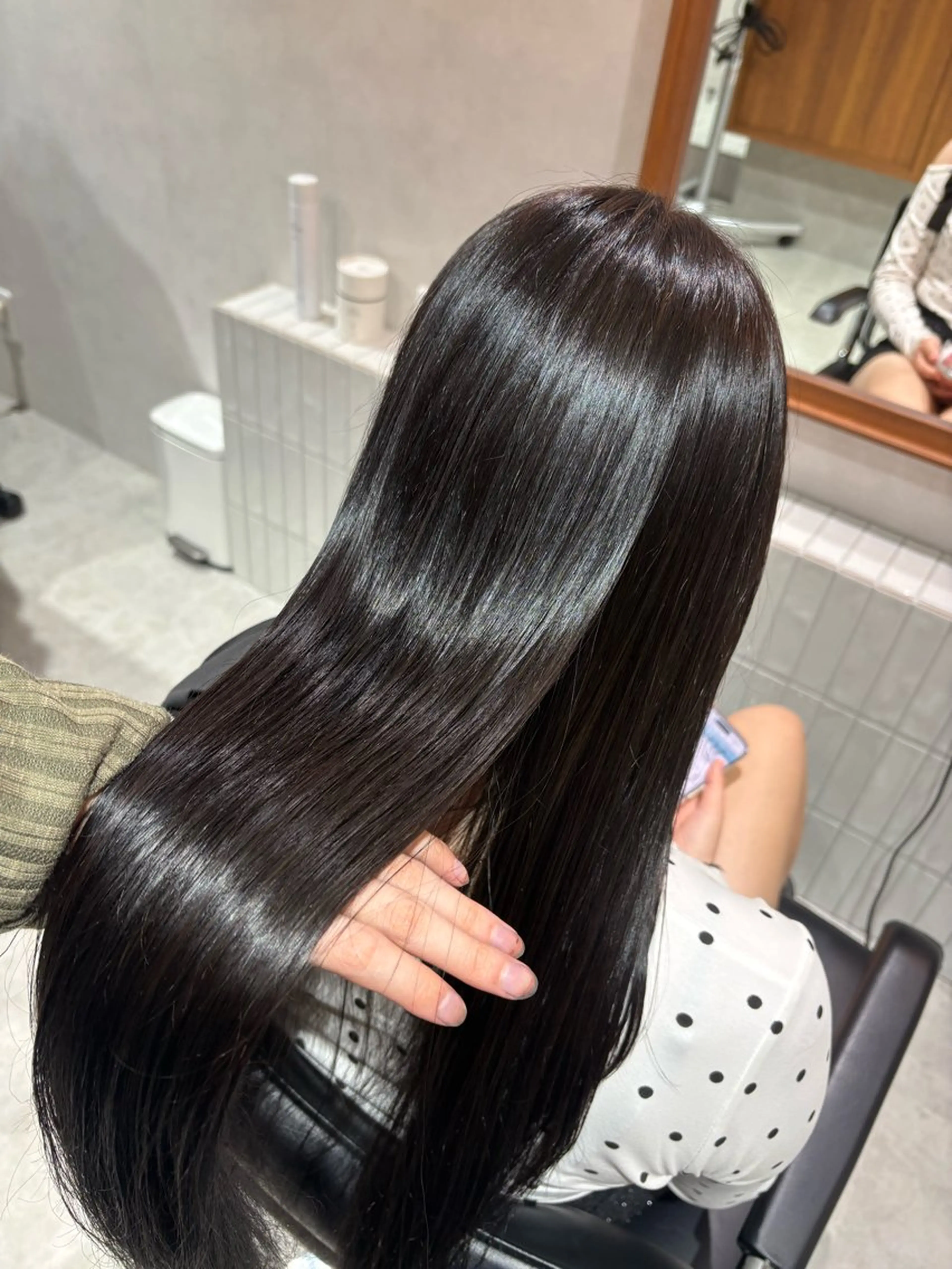 ロング ヘアカラー SANO YUIのヘアスタイル