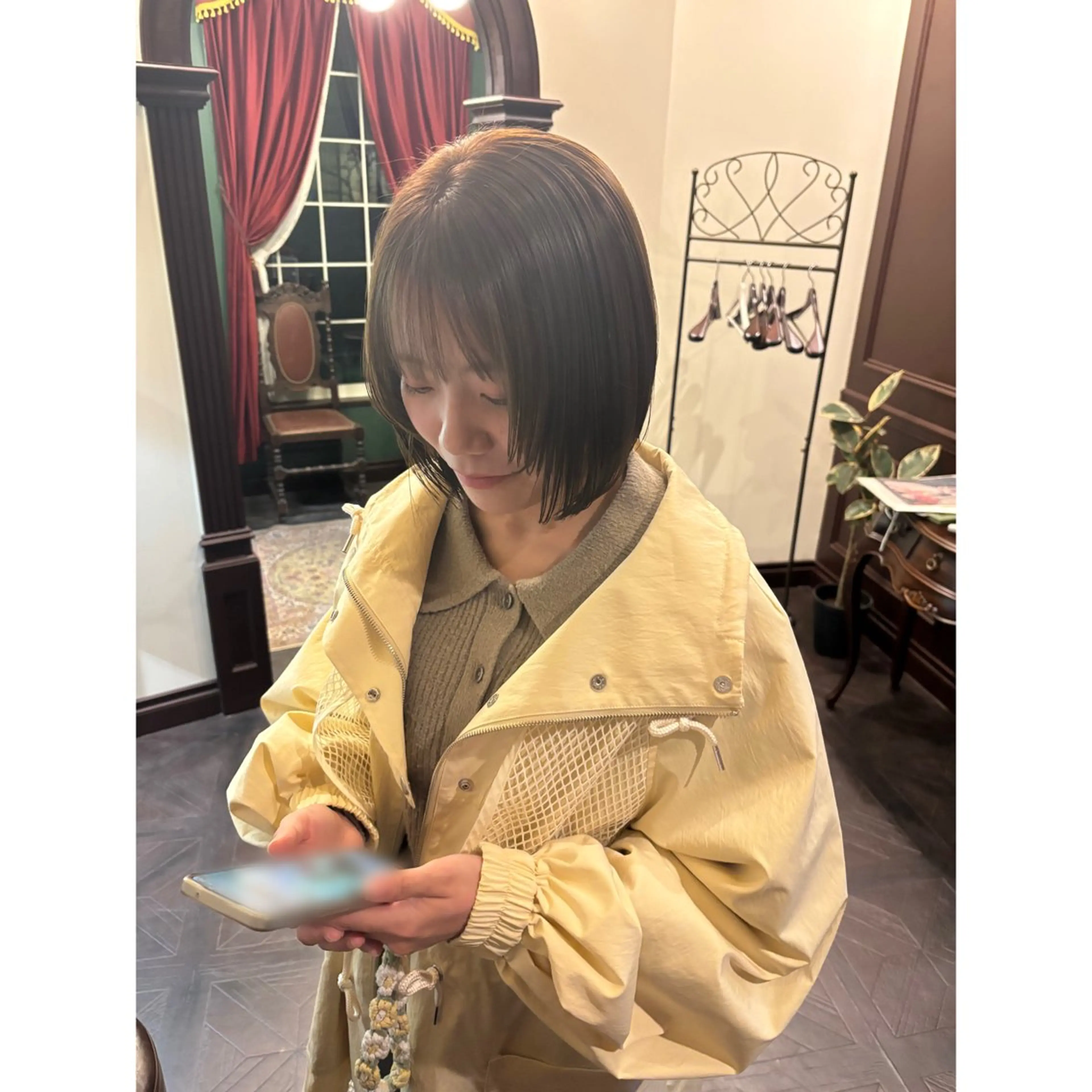 カラー ベージュカラー オリーブベージュ FLORIAN所属・suzuka☘️ FLORIANのヘアスタイル