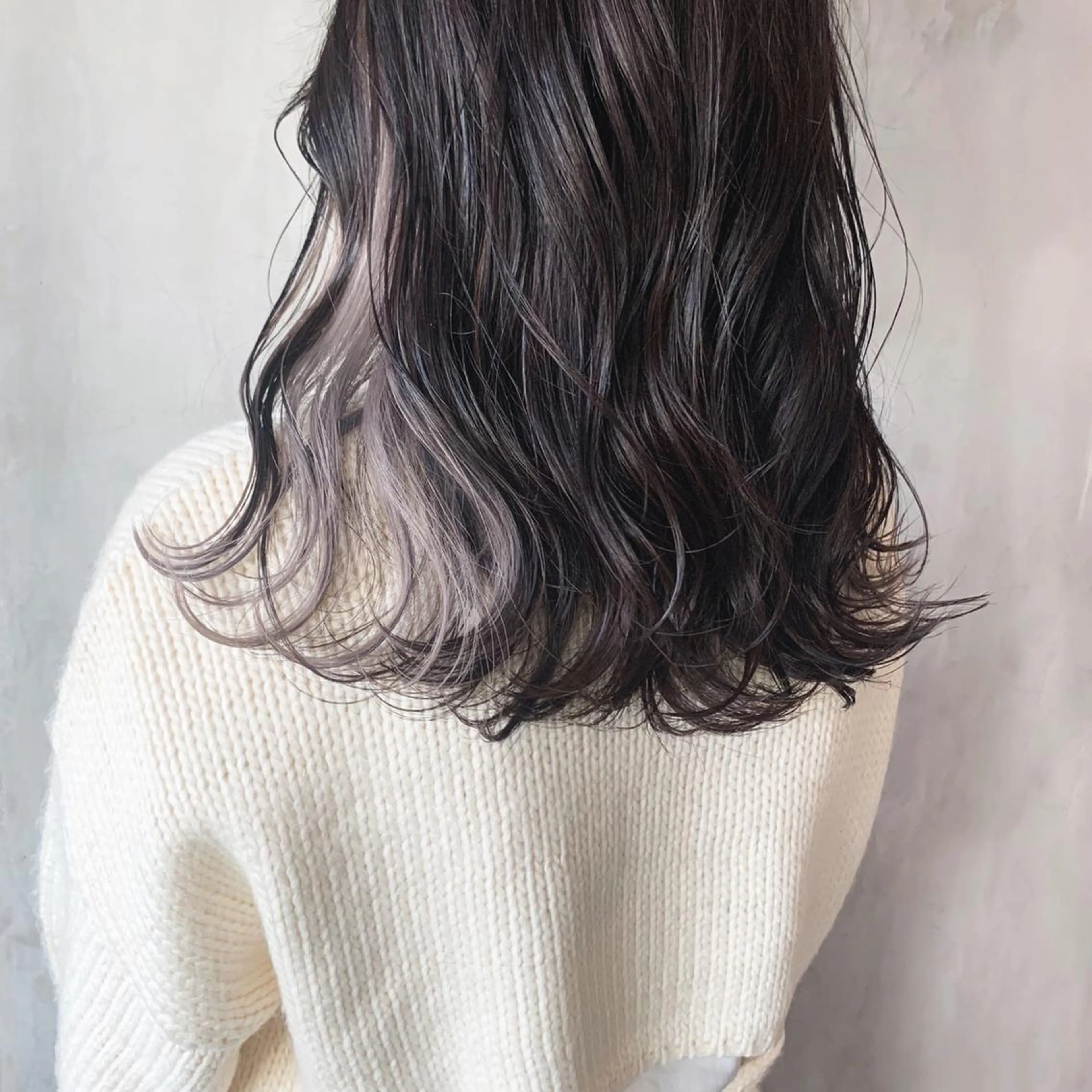 ロング カラー なかの たくみのヘアスタイル