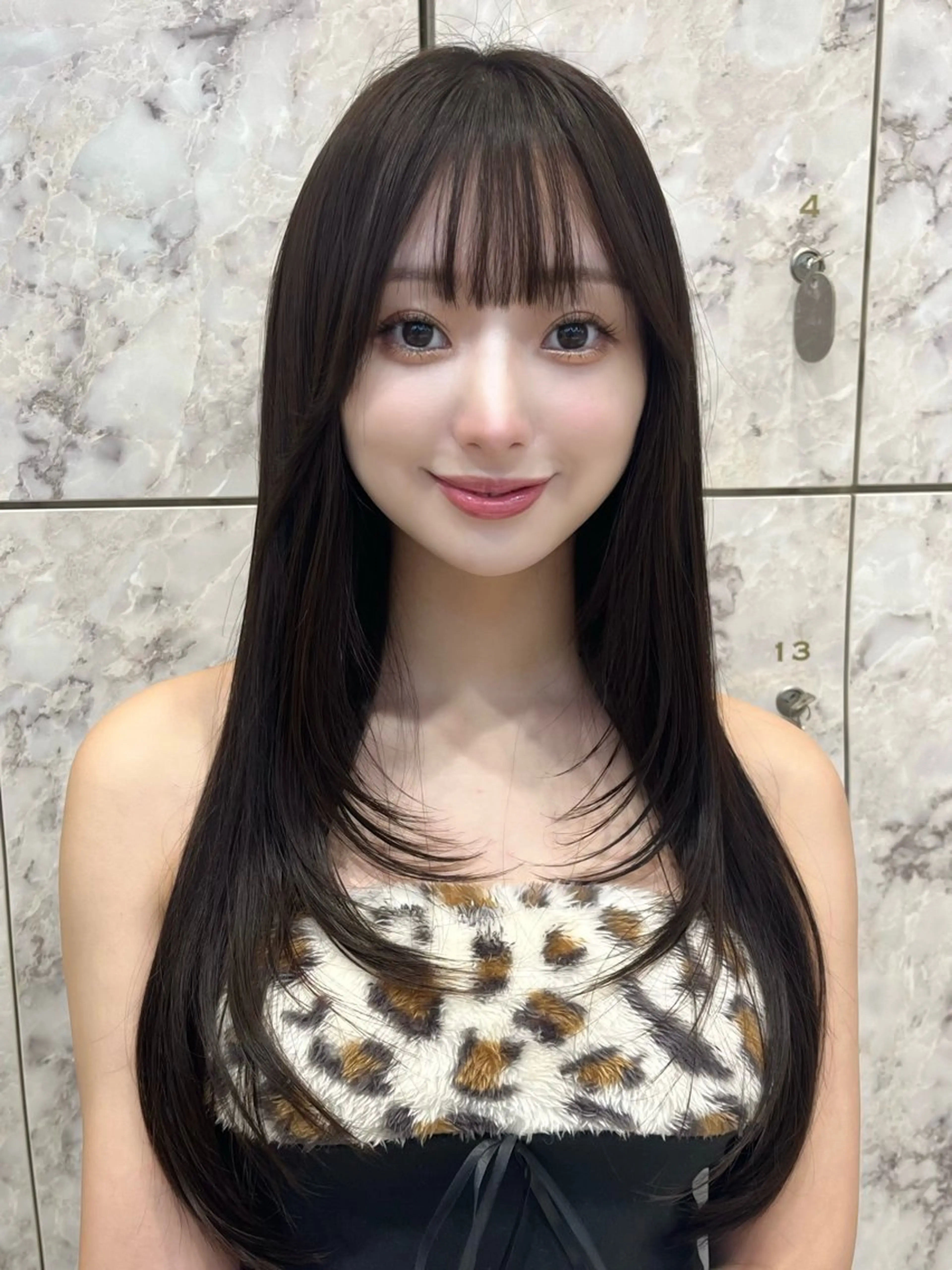 ロング カット ヘアカラー レイヤーカット 新宿🤍Maiのヘアスタイル