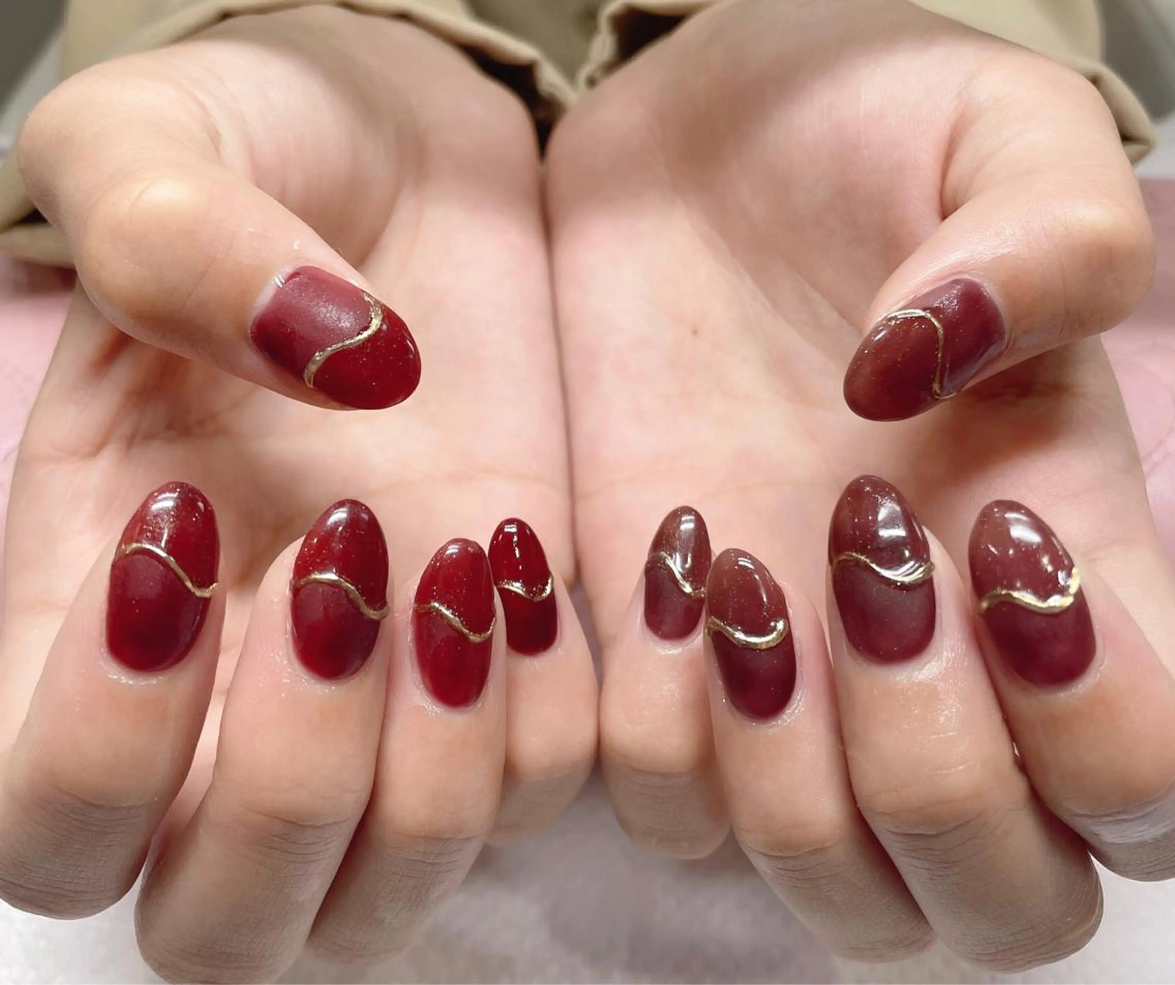 ネイル マットネイル ミラーネイル kouca  nail所属・コウ カnail💅のネイルデザイン