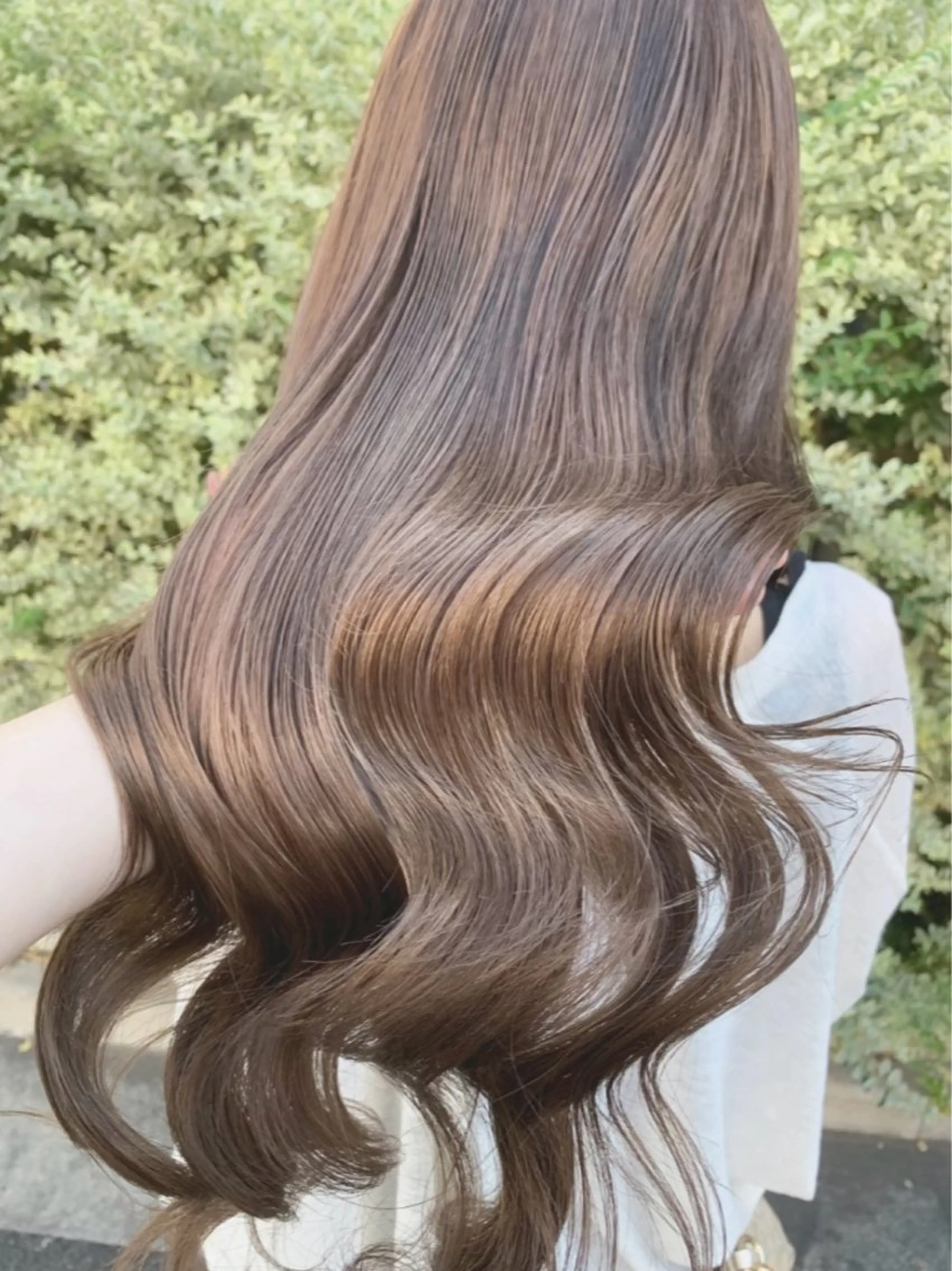 セミロング カラー あおき りゅうせいのヘアスタイル