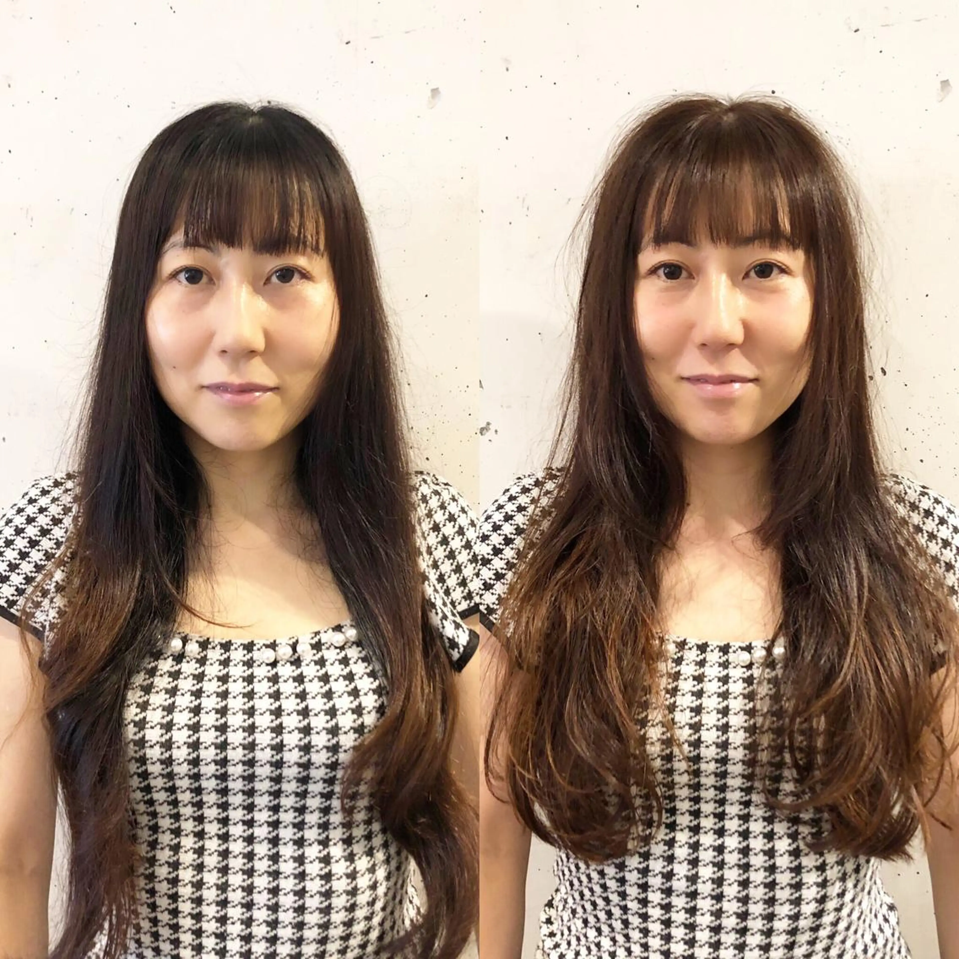 ロング 髪質改善縮毛矯正 専門店のヘアスタイル