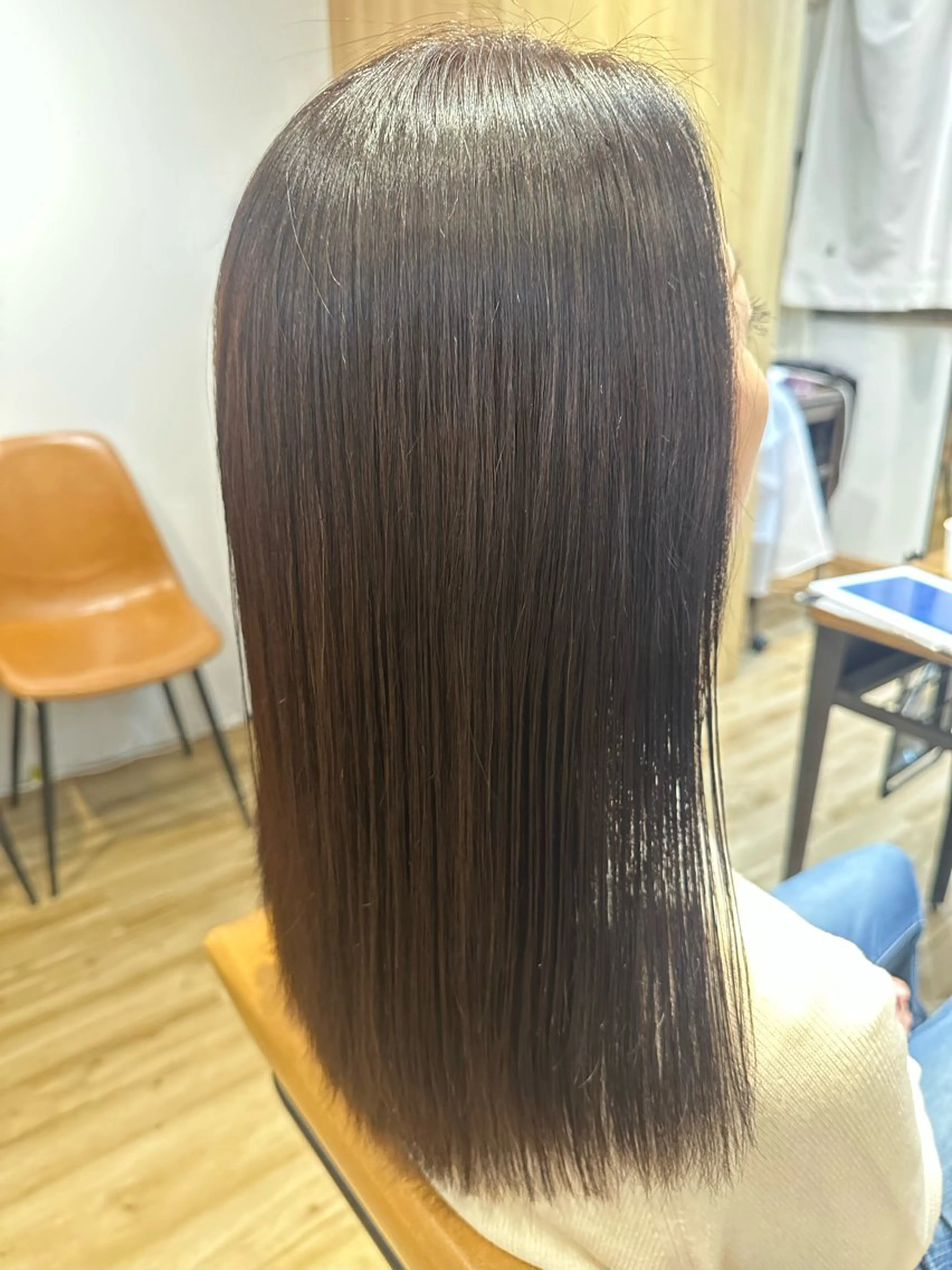 セミロング パーマ カット 縮毛矯正 トリートメント ✨✂️Nori ✂️✨のヘアスタイル