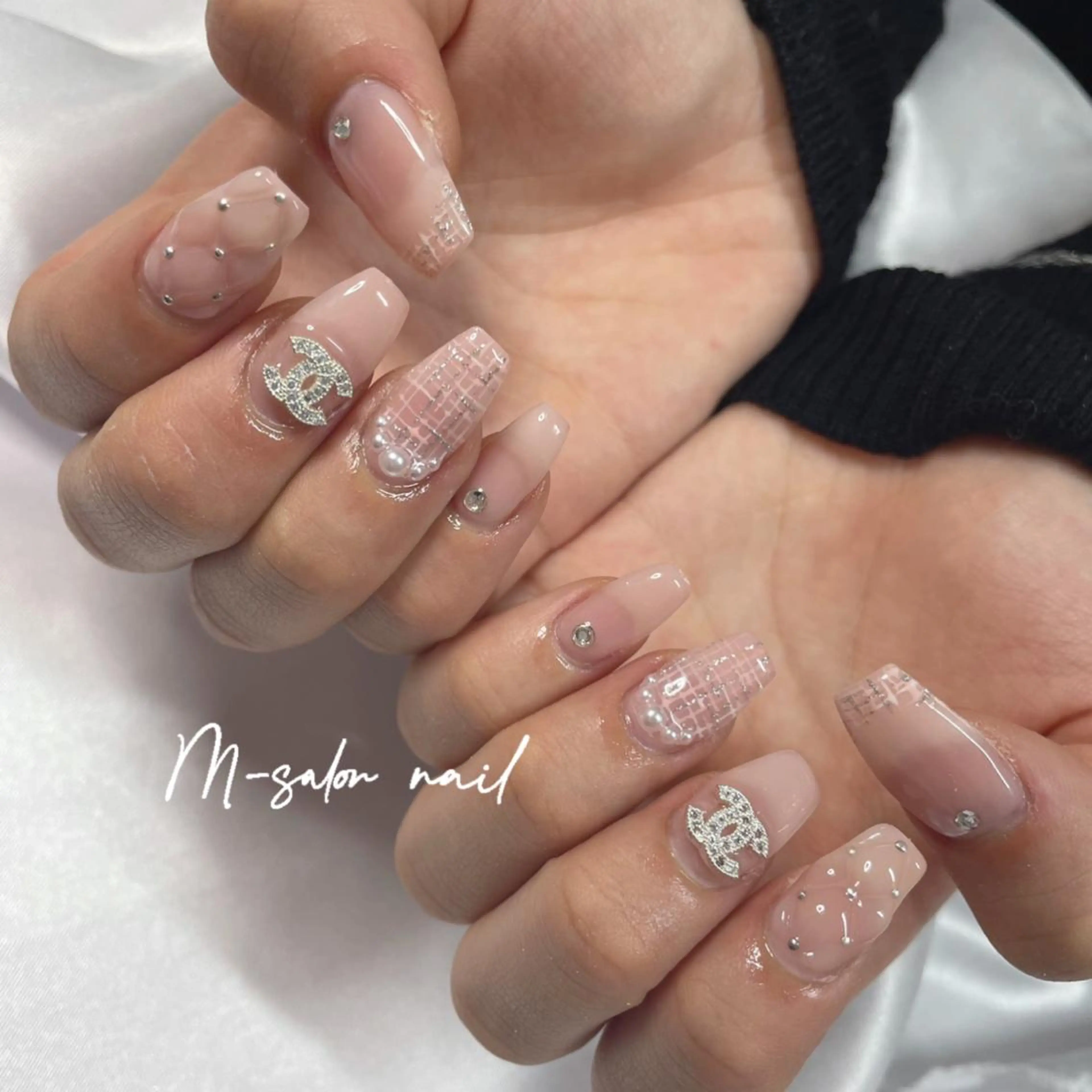 ネイル ハンドネイル 韓国/網紅/パーツ M-salonのネイルデザイン