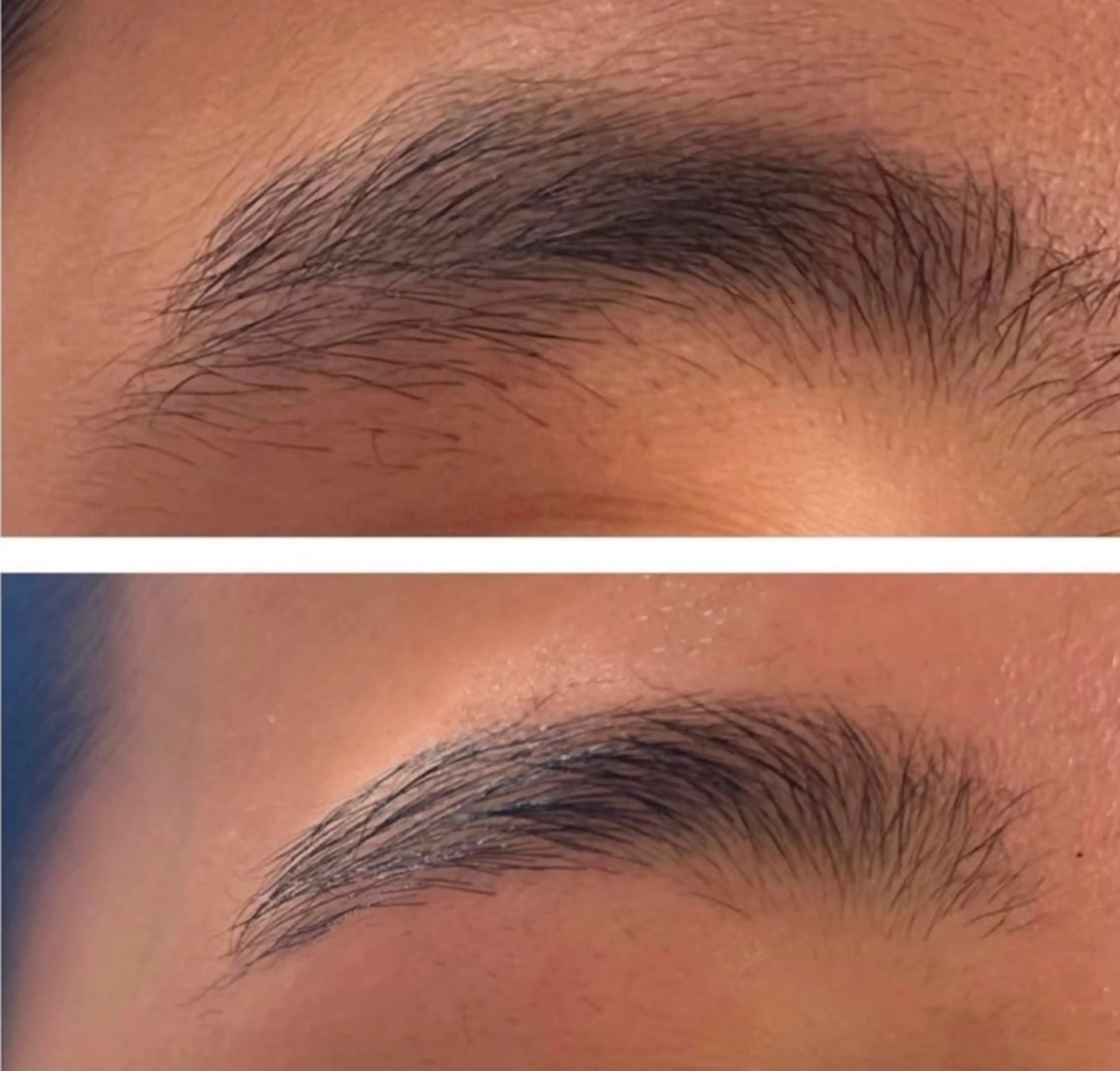 眉毛周りのWaxの写真