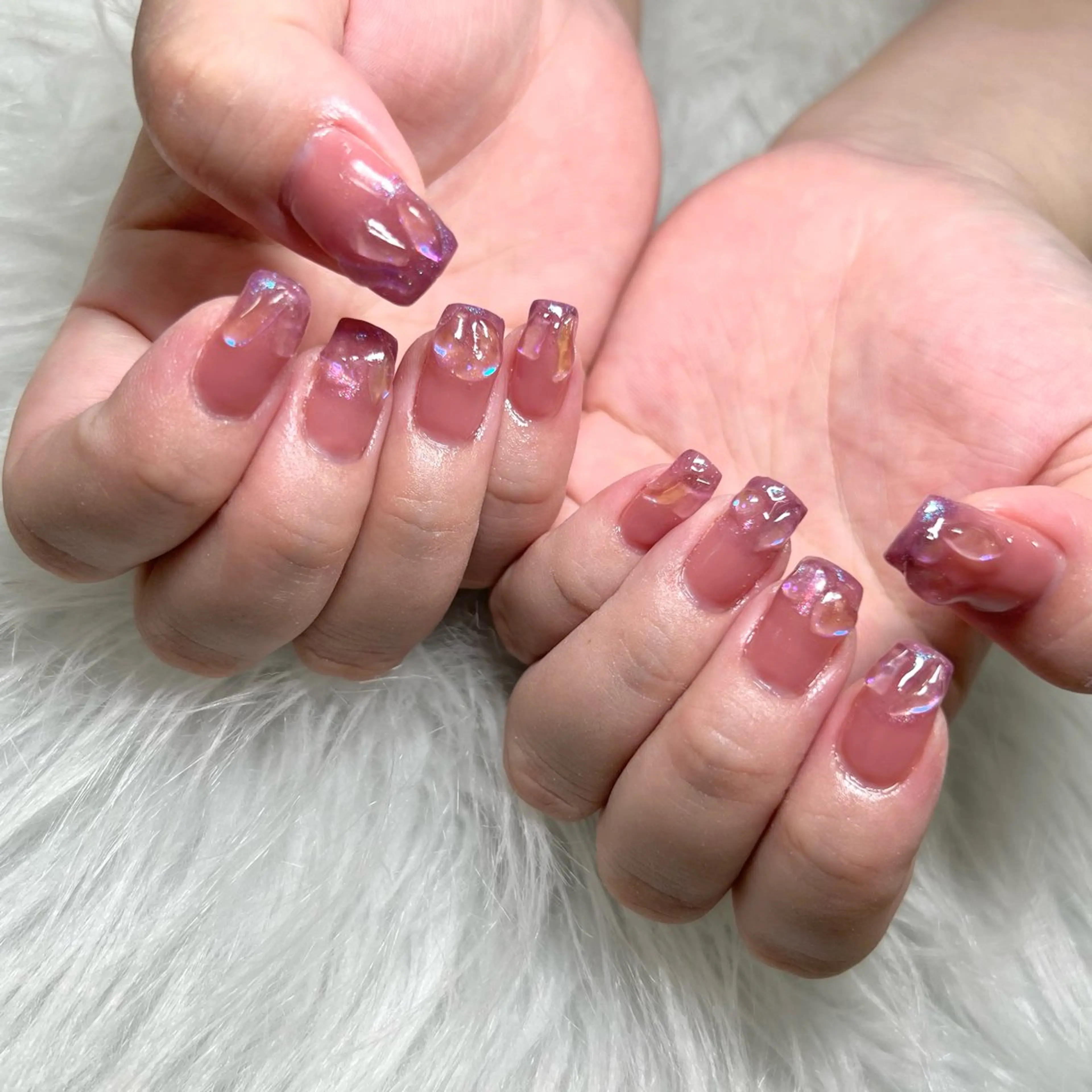 ネイル ハンドネイル E  nail 風羽のネイルデザイン