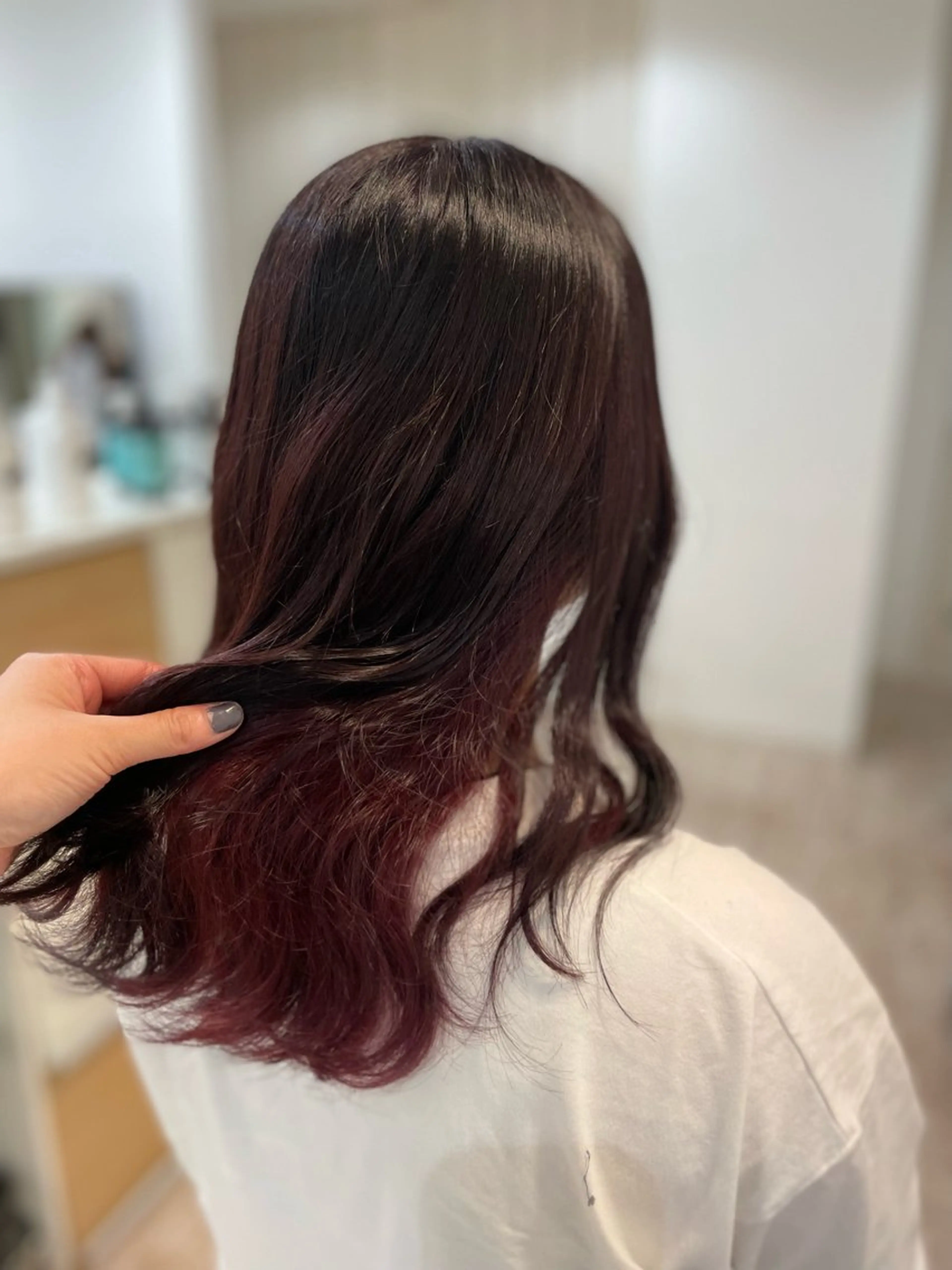 ミディアム ボブ/艶髪 soleilrukaのヘアスタイル