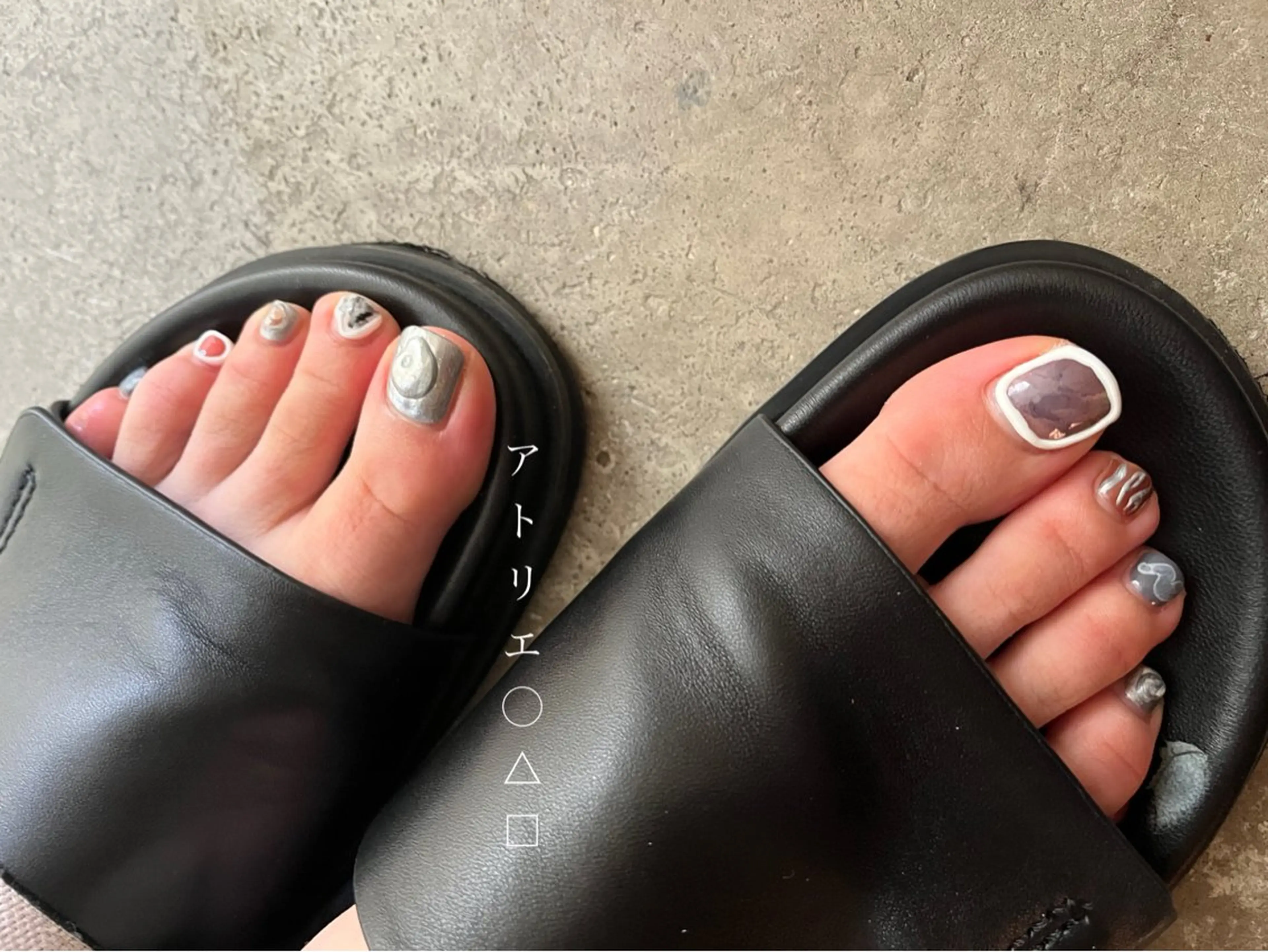 ネイル フットネイル アトリエ ○△□のネイルデザイン