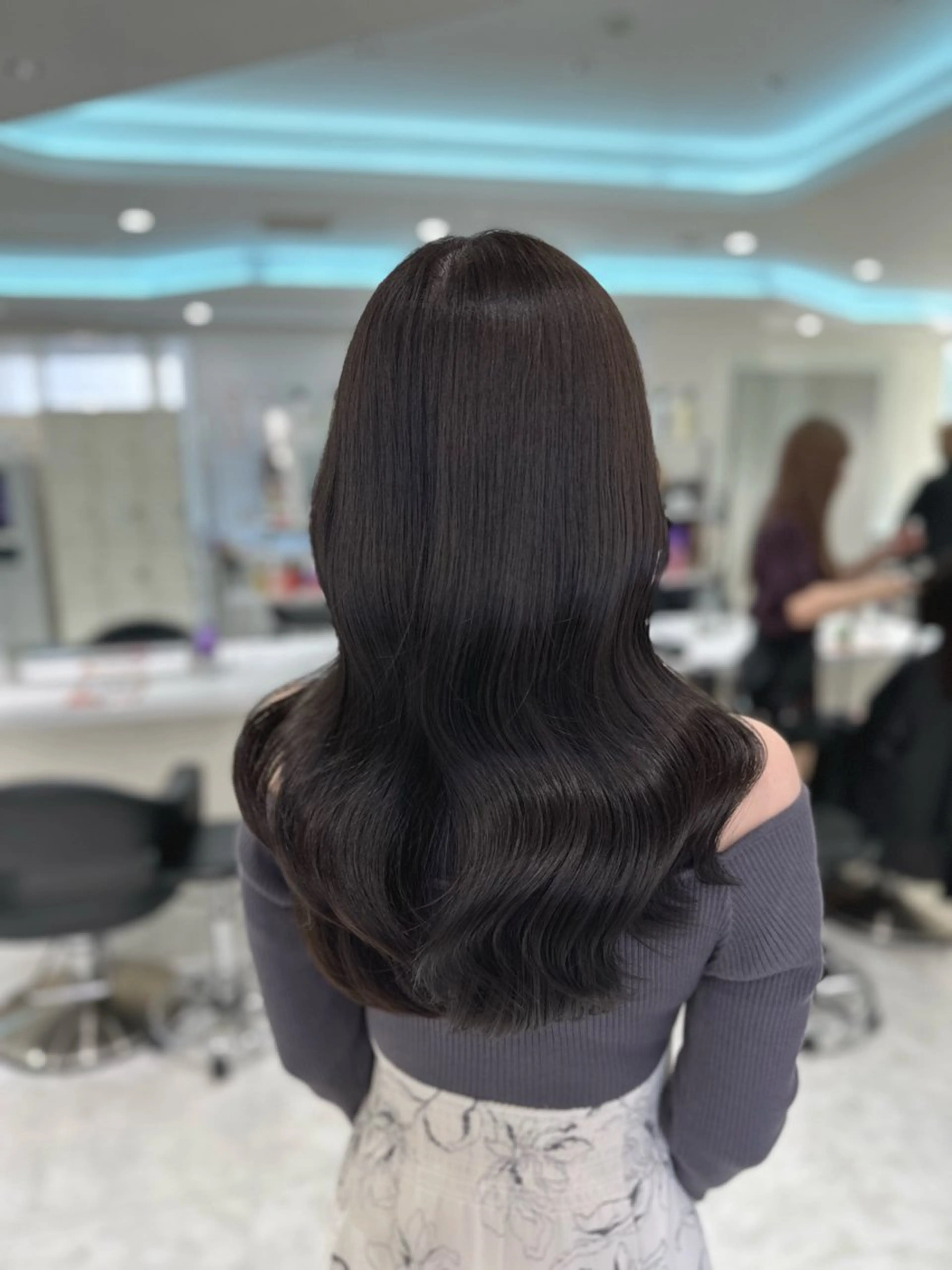 ミディアム カラー カット ヘアカラー トリートメント ヘッドスパ ヘアセット ♡上品韓国髪♡ブラ ウン/SAYATOのヘアスタイル