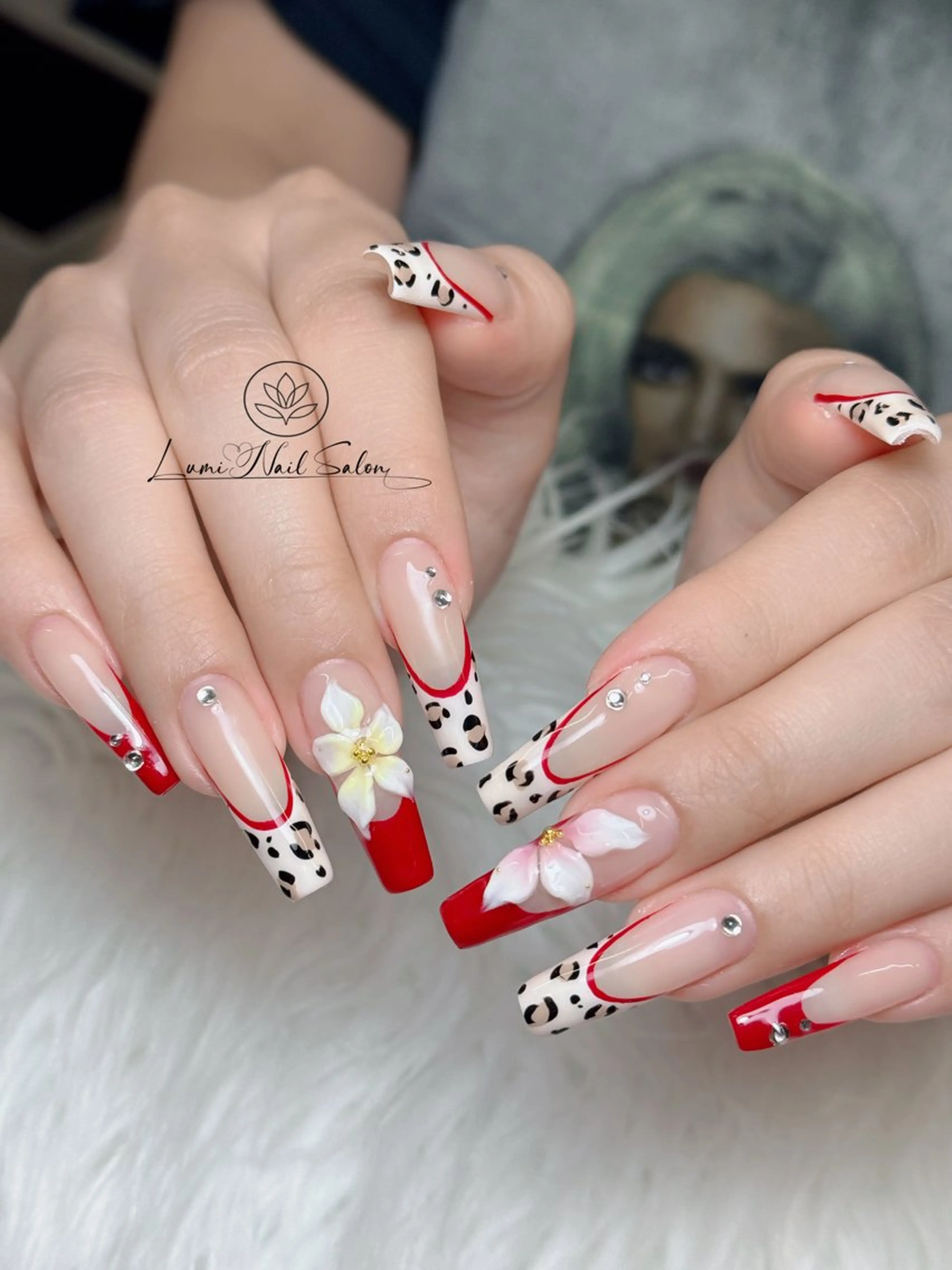 ネイル オーロラネイル チークネイル 長さ出し フレンチネイル 韓国ネイル ハンドネイル Lumi Shinokuboのネイルデザイン