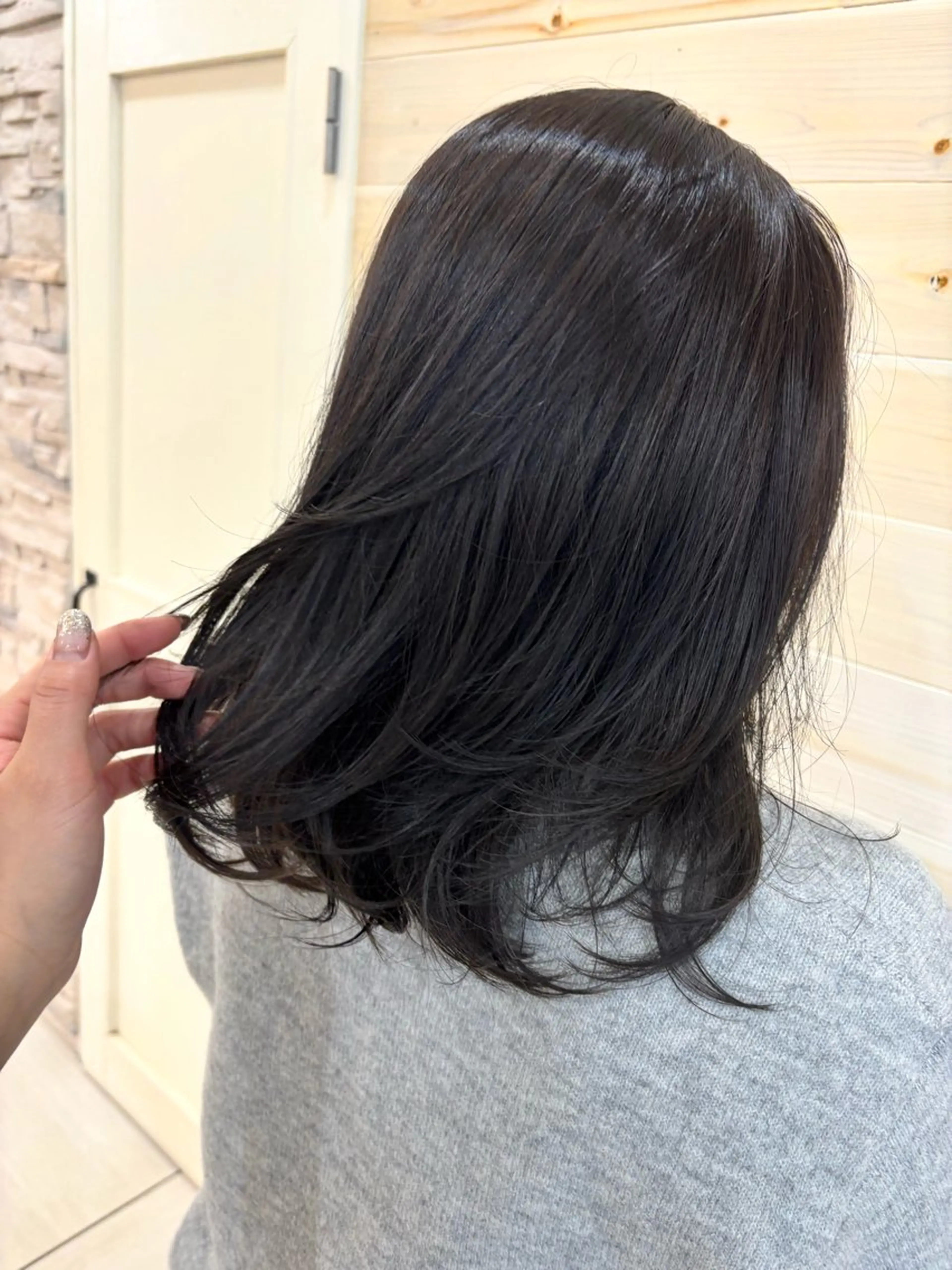ミディアム カラー レイヤーカット トリートメント カット ヘアカラー 田野倉NEXT店 美髪ニストのヘアスタイル