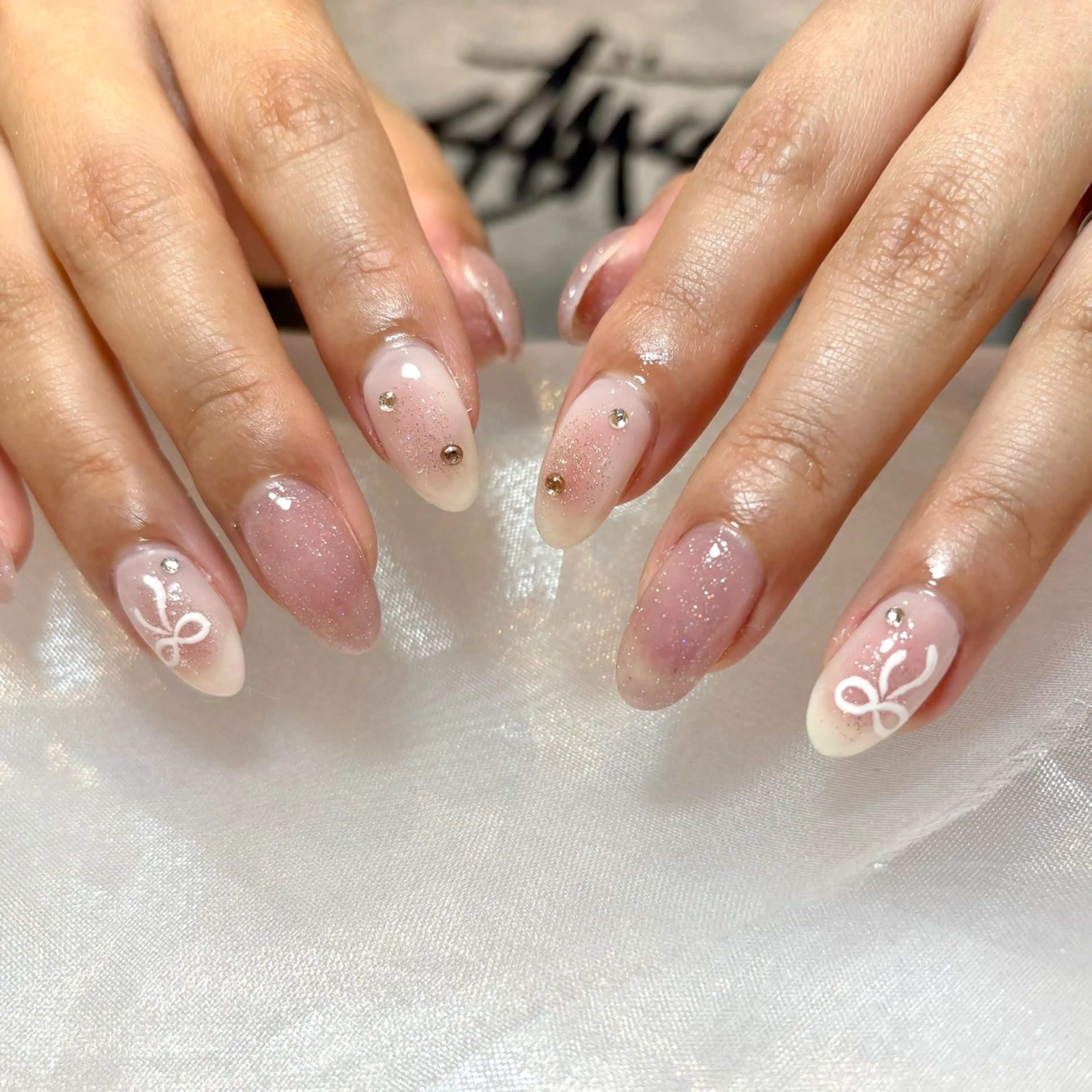 ネイル eight横浜☁️ くまべのネイルデザイン