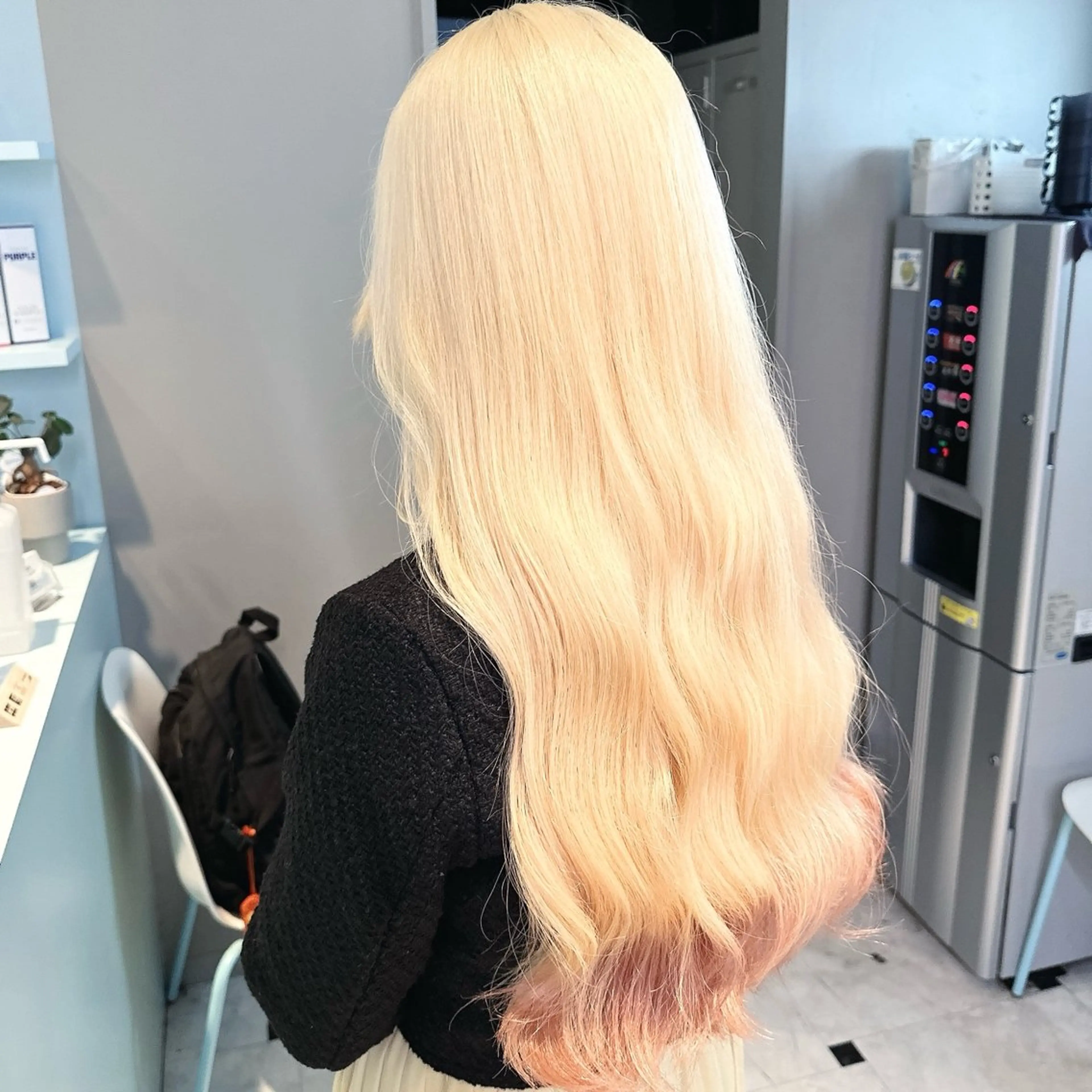 ロング トリートメント ツヤ髪ハイトーン💖 💫Hikaru💫のヘアスタイル