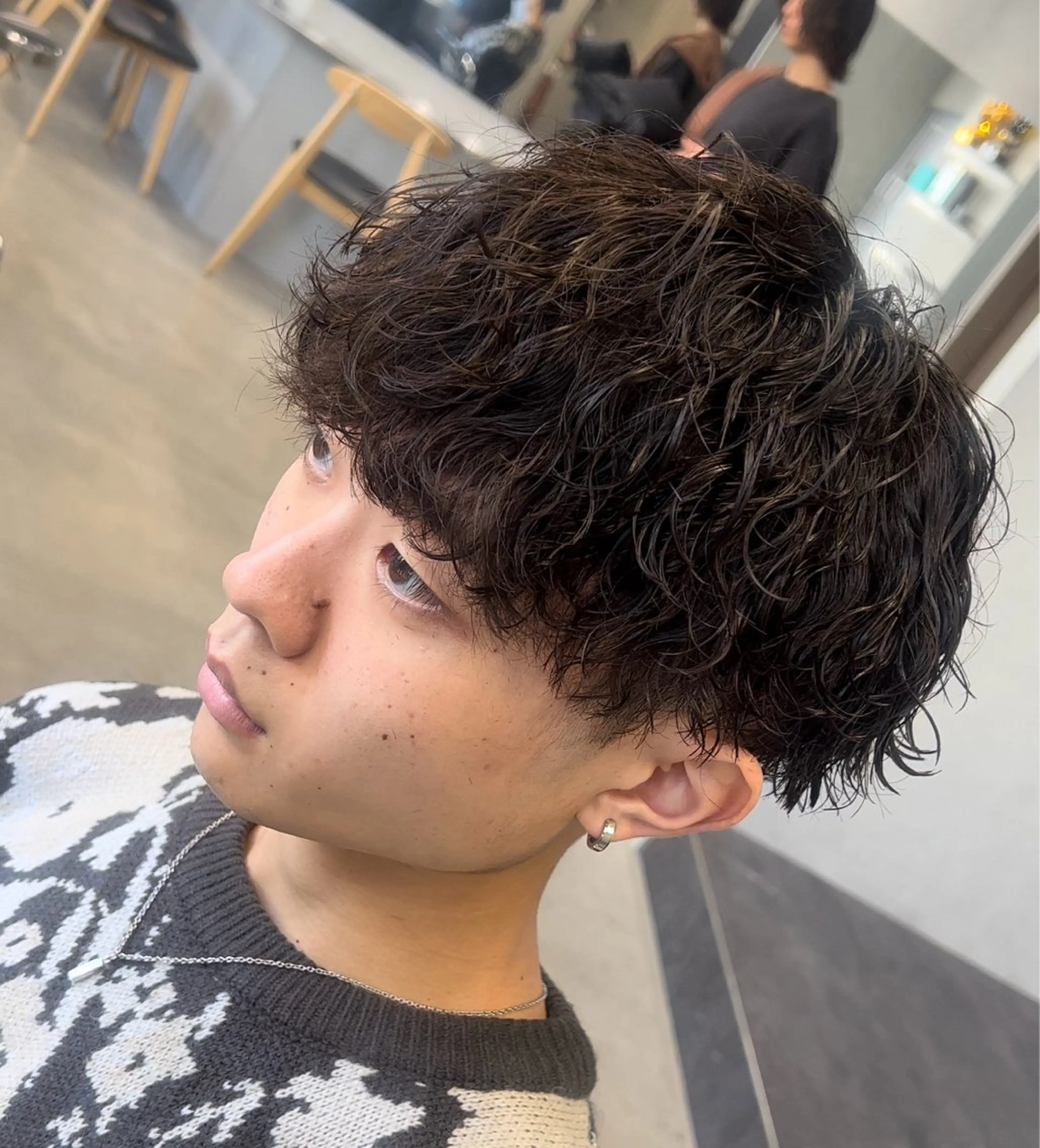 パーマ メンズ カット パーマ 川口 翔太郎（fifth）のヘアスタイル