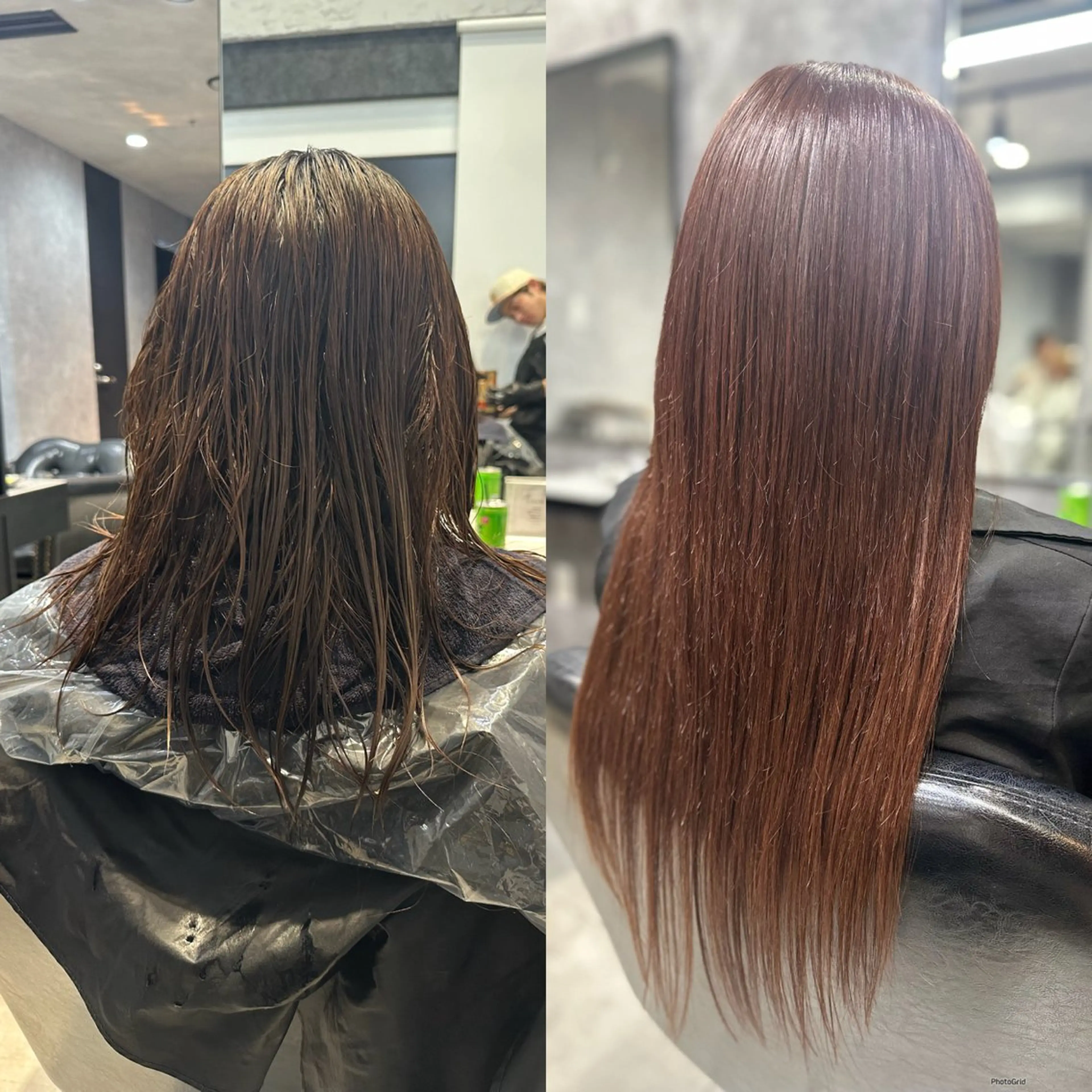 ロング カラー プルエクステ ブラウンカラー ピンクカラー ピンクブラウン ボブ ヘアカラー エクステ 🪡プルエクステ🪡 カラエク評価◎ユウゴのヘアスタイル