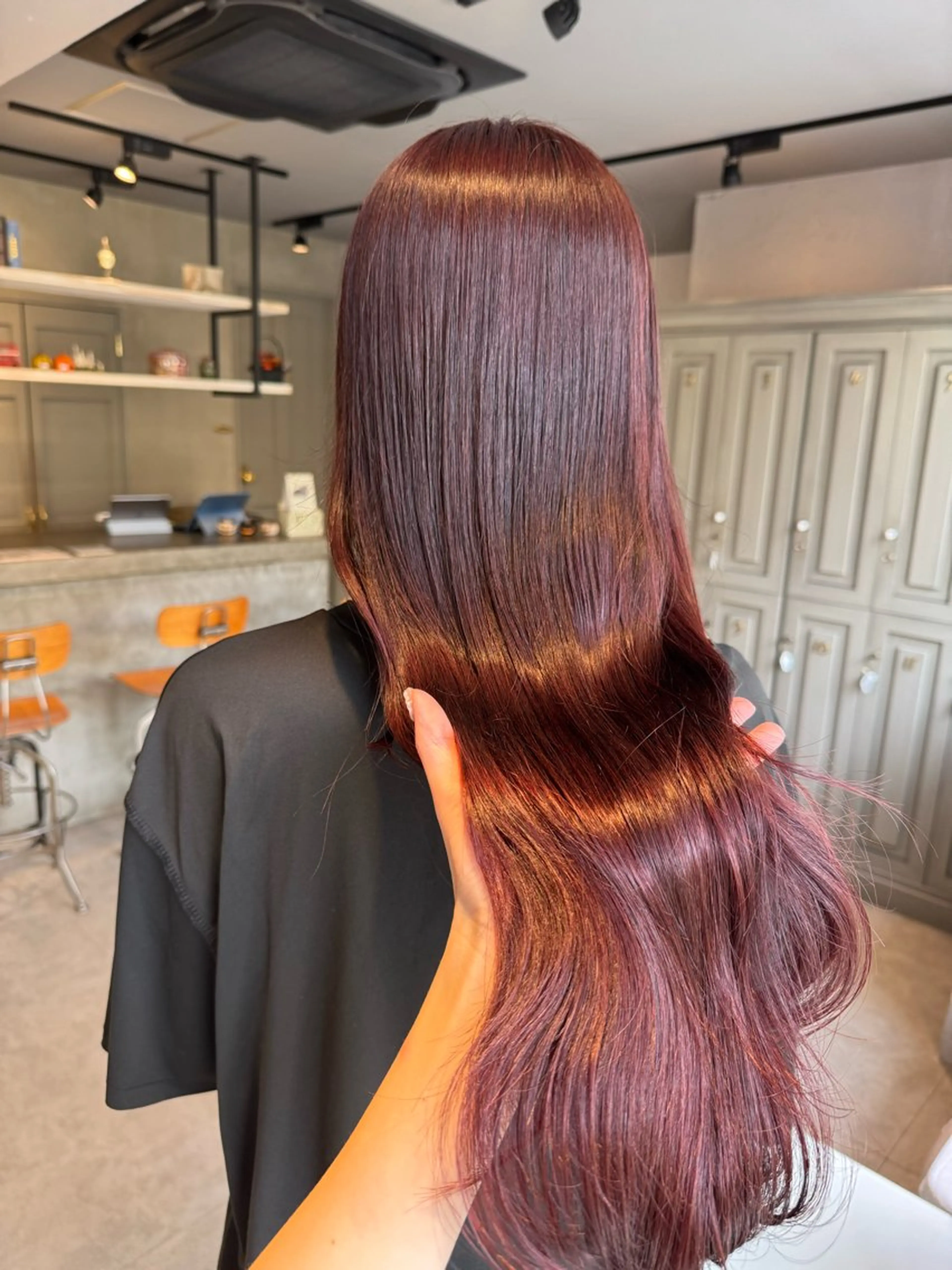 ロング カラー ヘアカラー 🍓艶モテ暖色カラー 🎀mayu🍓のヘアスタイル