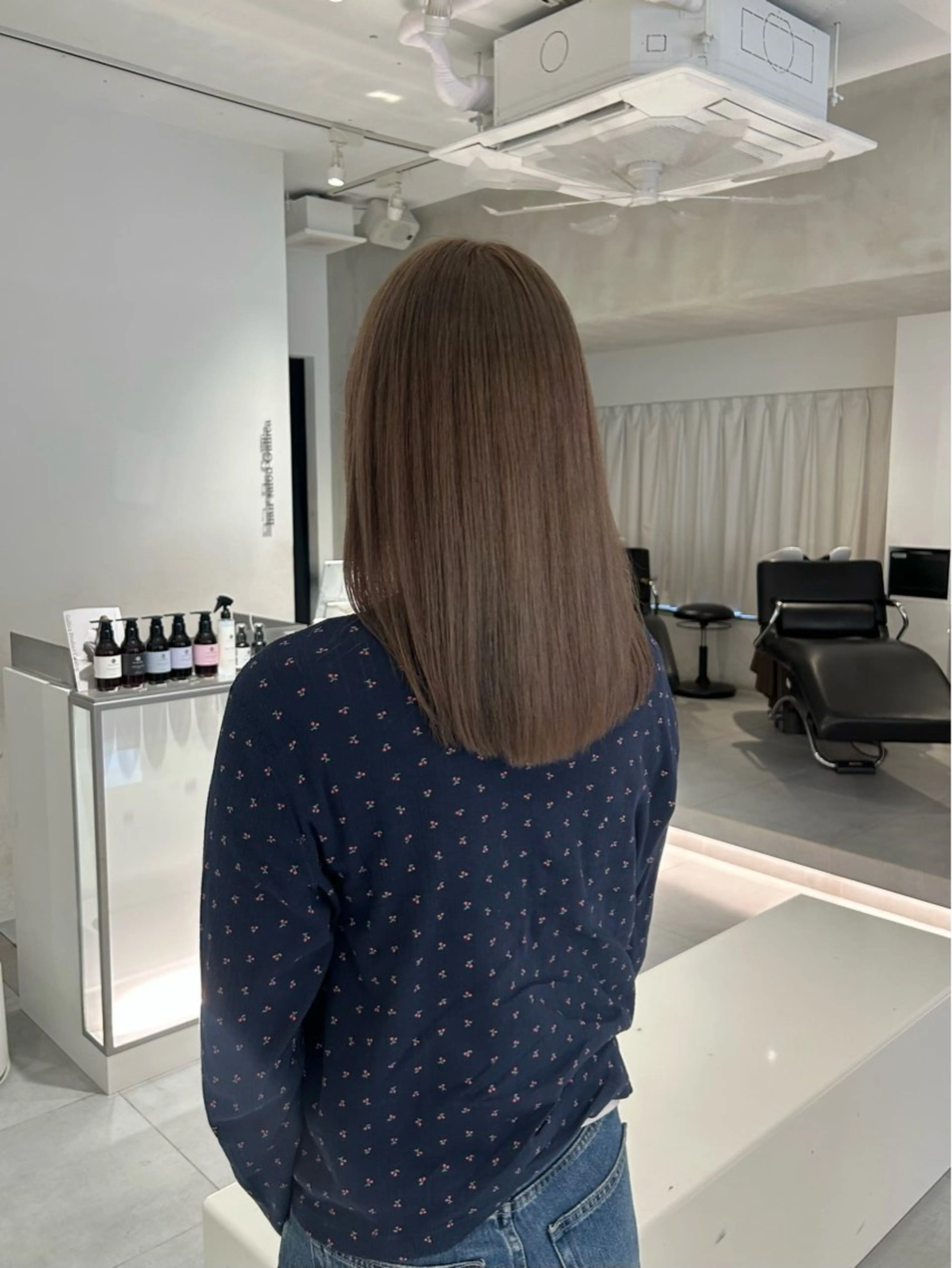 ミディアム カラー ヘアカラー 🧚つやさらhair 🧚manakaのヘアスタイル