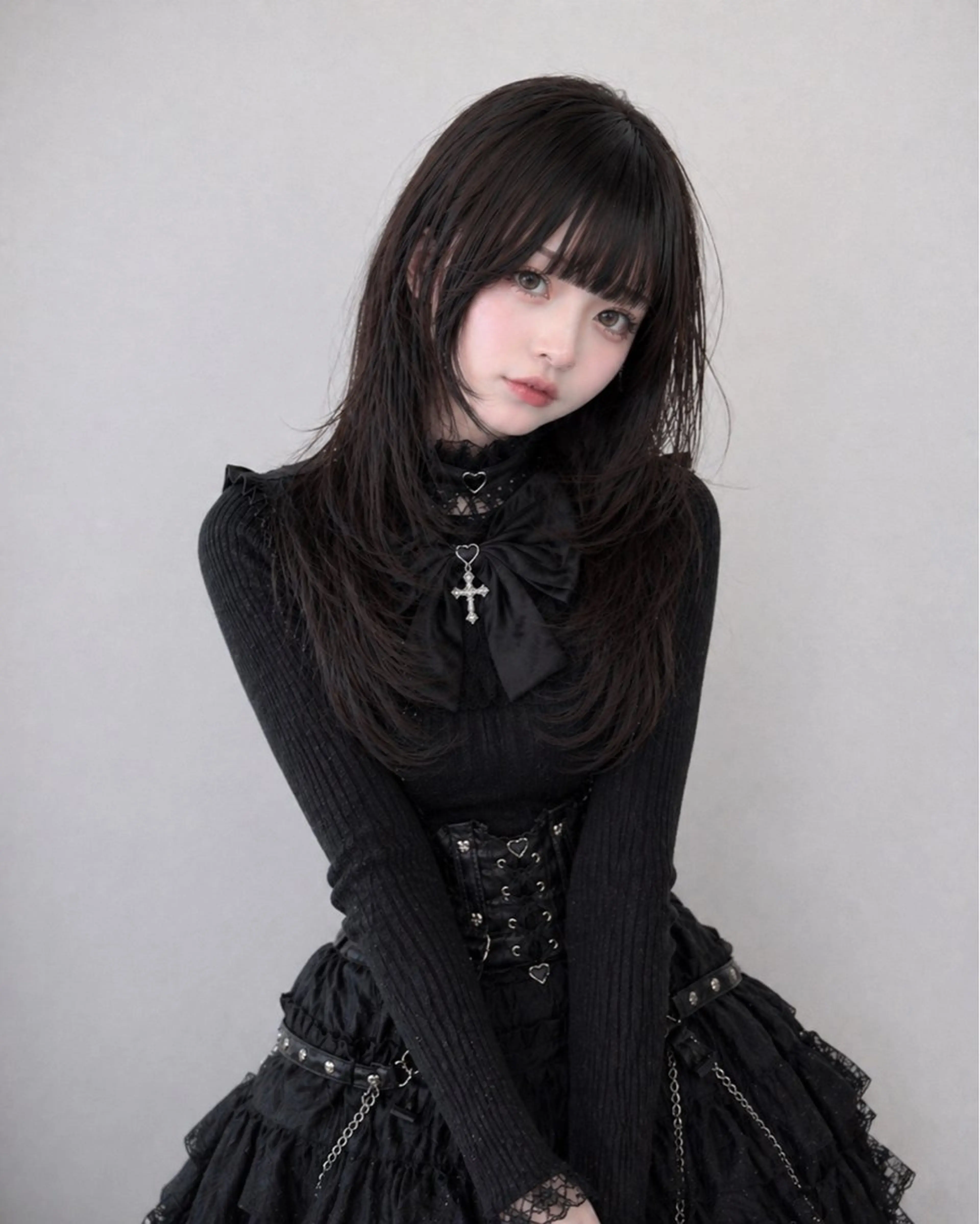 🦋ご新規様限定🦋【新規人気No.1】韓国艶髪カラー+似合わせカット+3step保湿トリートメント🫧¥8900の写真