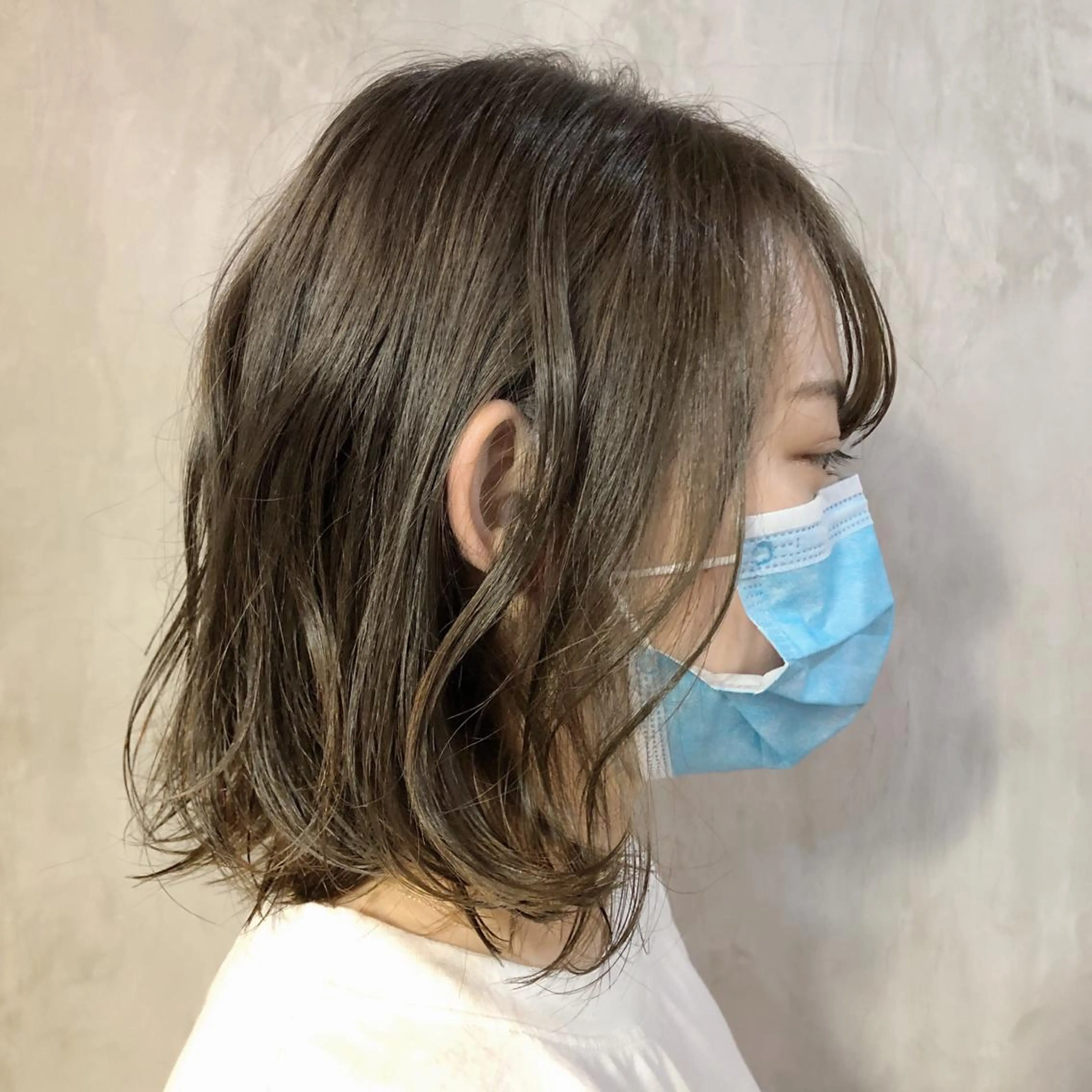 ショート カラー ベージュカラー オリーブベージュ レイヤー/ウルフ/ ハッシュカット/そらのヘアスタイル