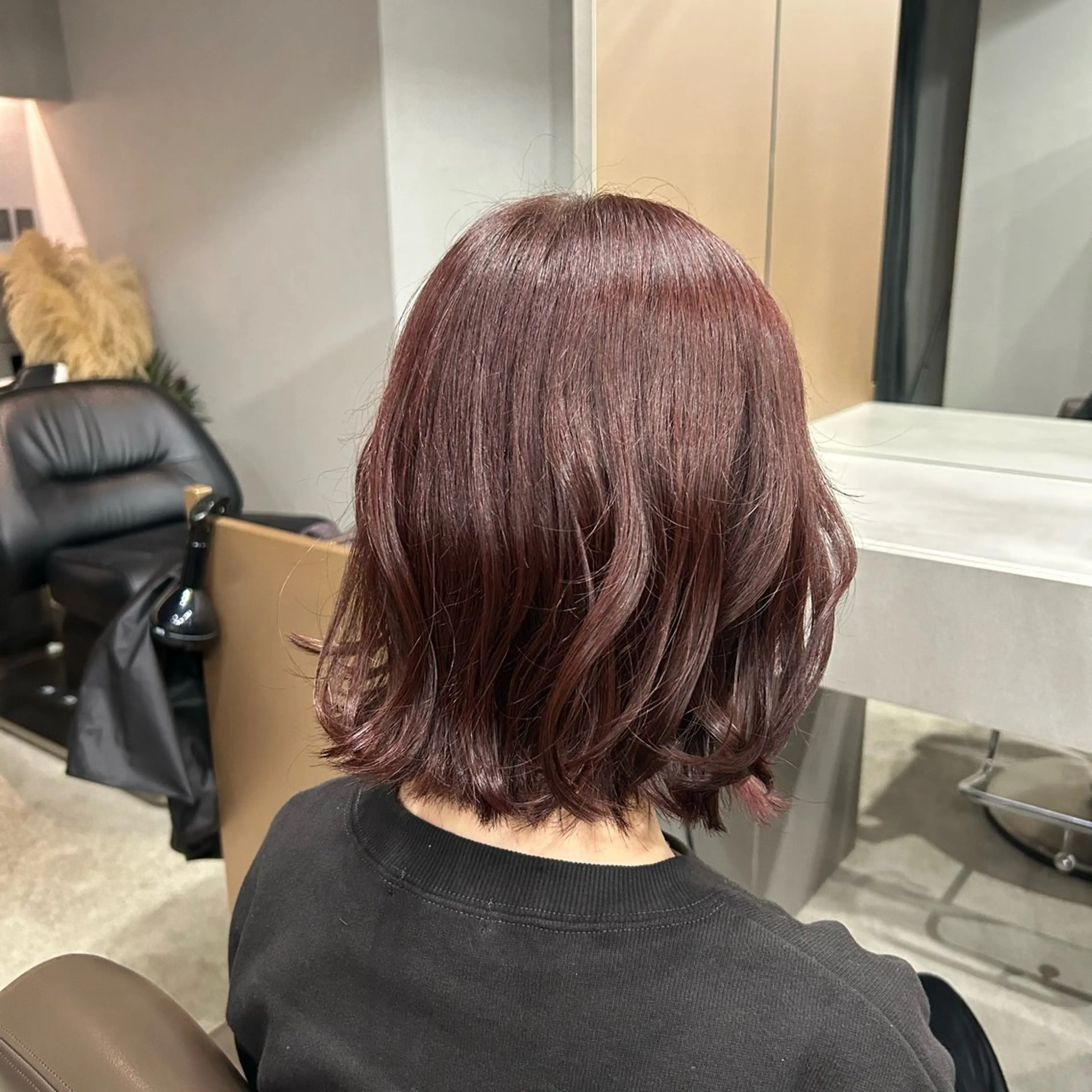 カラー ヘアカラー リタッチ レディース パーマ/ 育斗のヘアスタイル