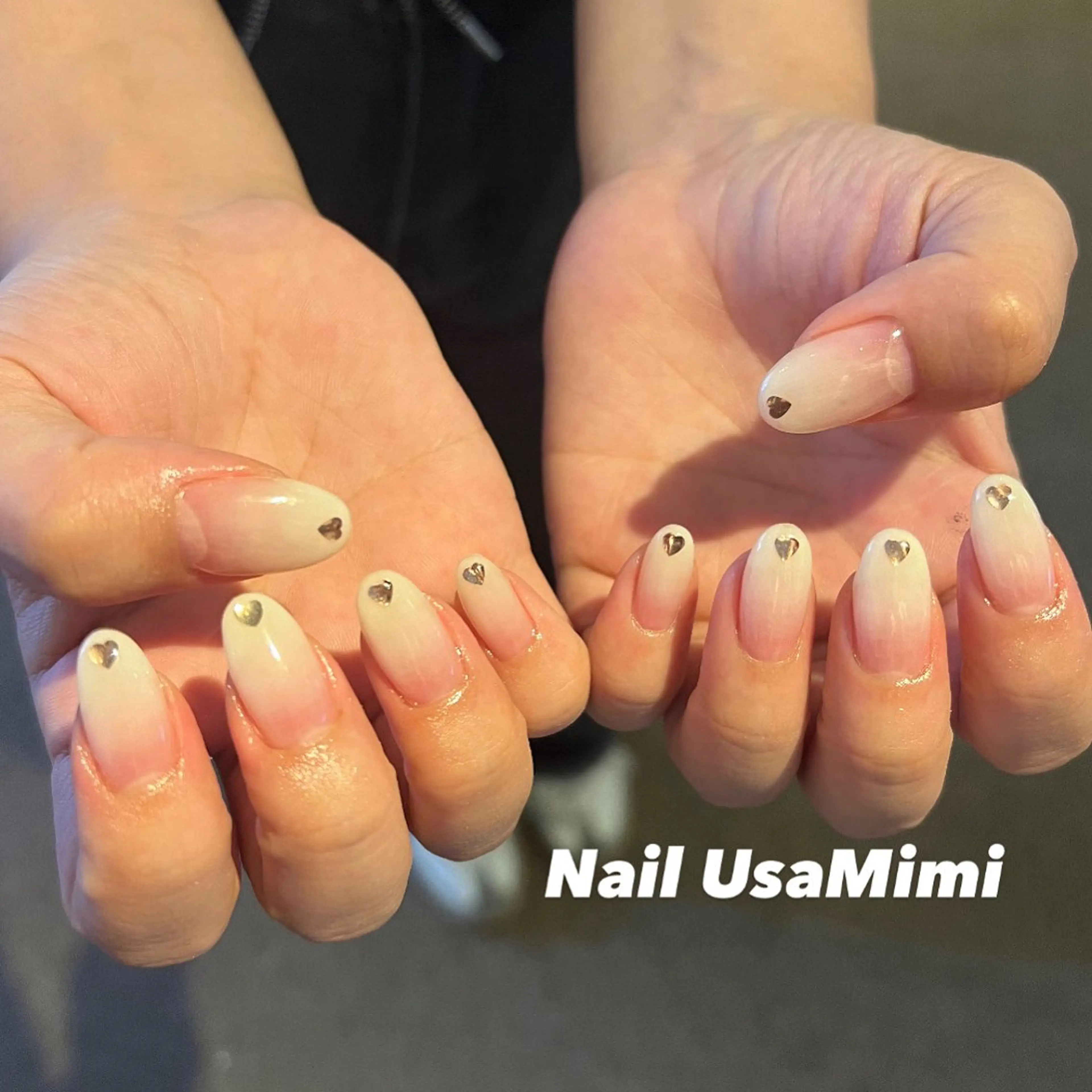 ネイル アートネイル オーロラネイル チークネイル フレンチネイル ジェルネイル ハンドネイル 本町NailUsa Mimi RIKOのネイルデザイン