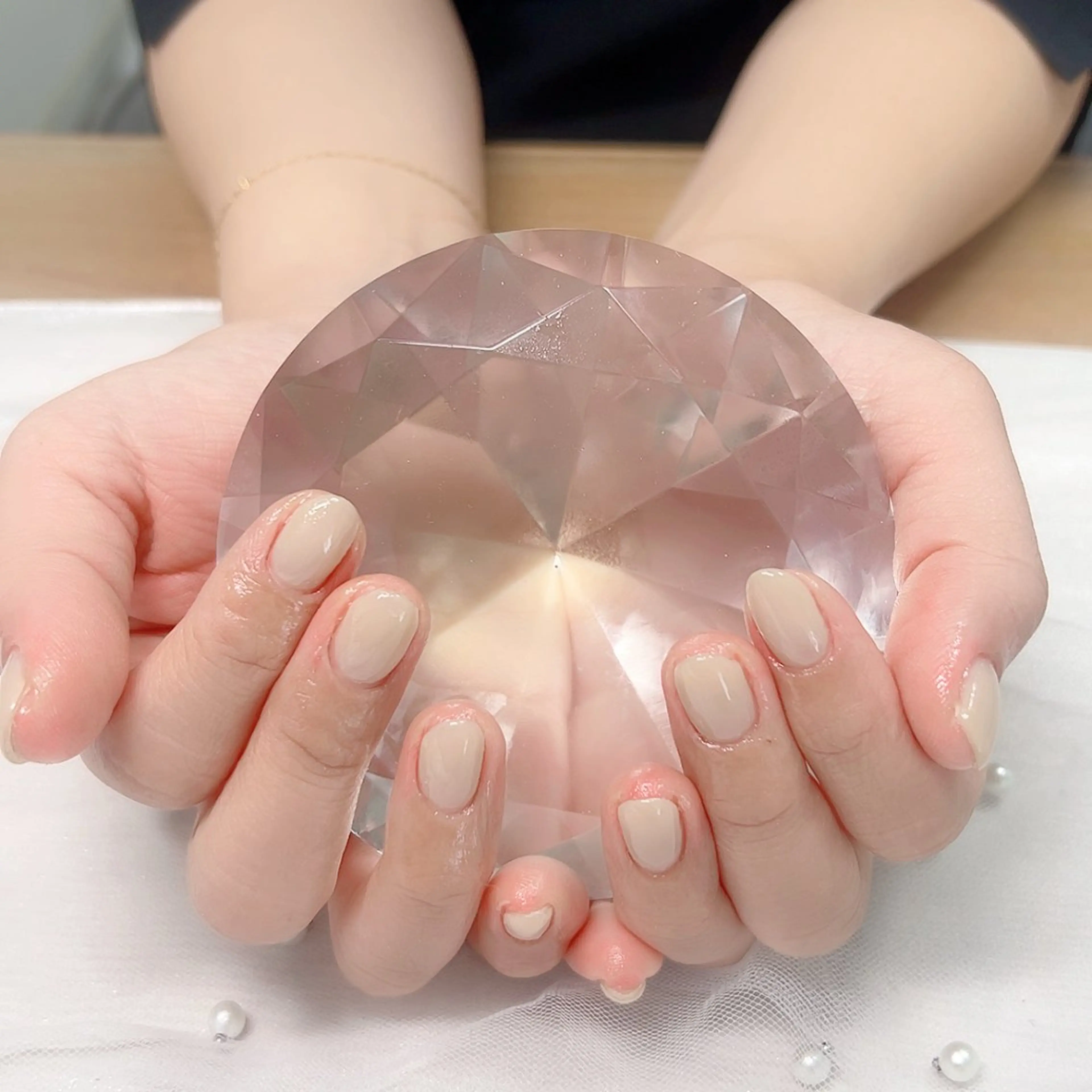 ネイル オフィスネイル ワンカラーネイル Cute Tips nailのネイルデザイン