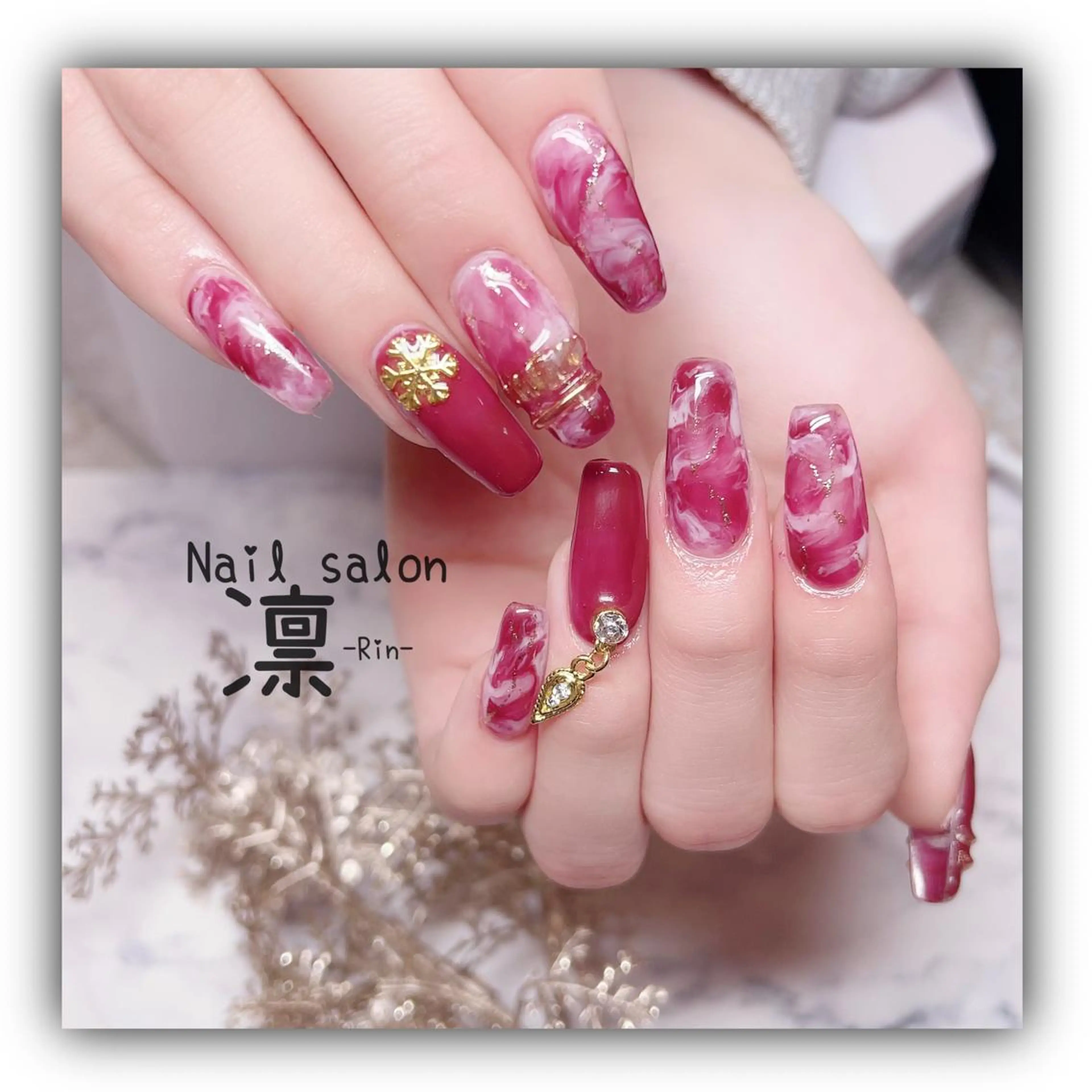 ネイル スカルプネイル private salon凛のネイルデザイン