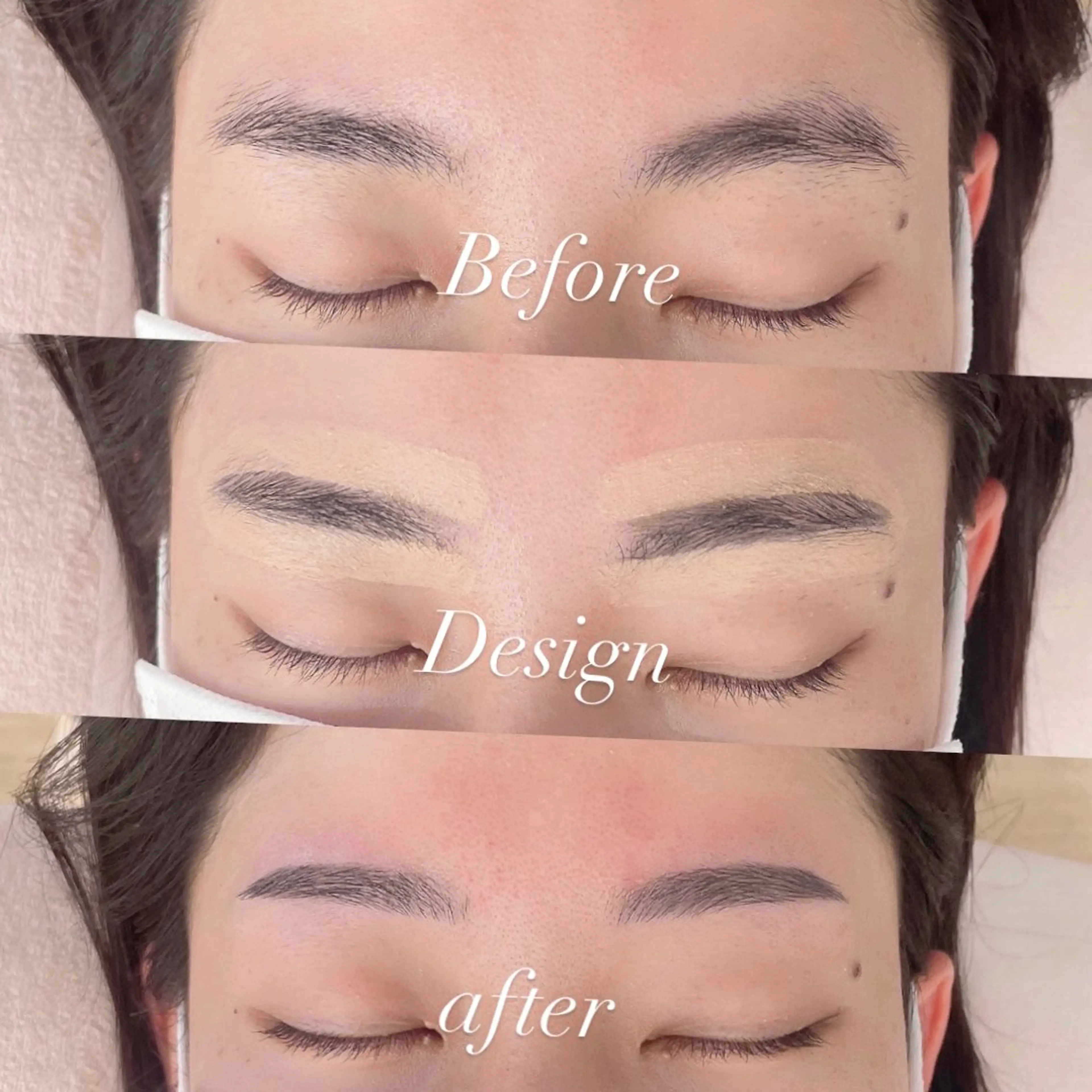 アイブロウ 眉毛ワックス脱毛 ワックス脱毛 feliz🤍 RINAのマツエク・マツパデザイン