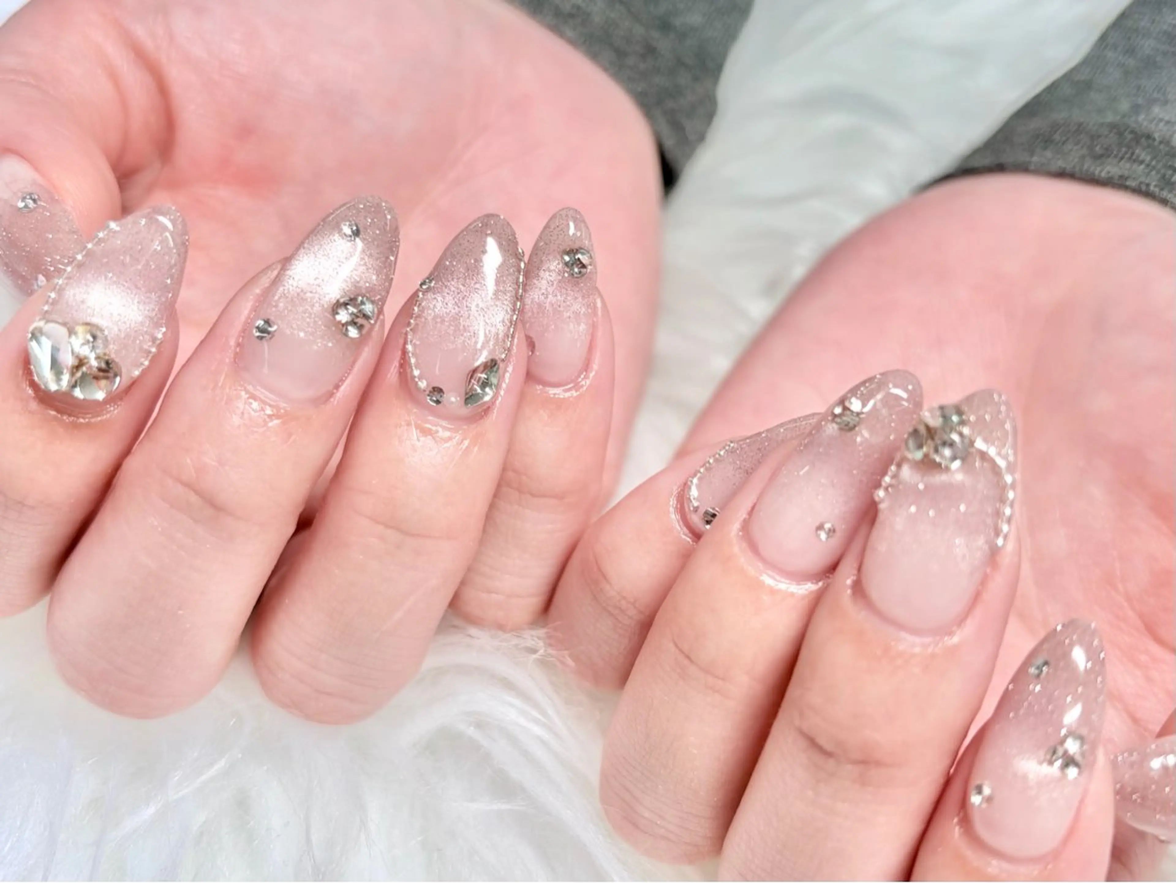 ネイル キラキラネイル ワンホンネイル ハンドネイル macoto ネイル/渋谷のネイルデザイン