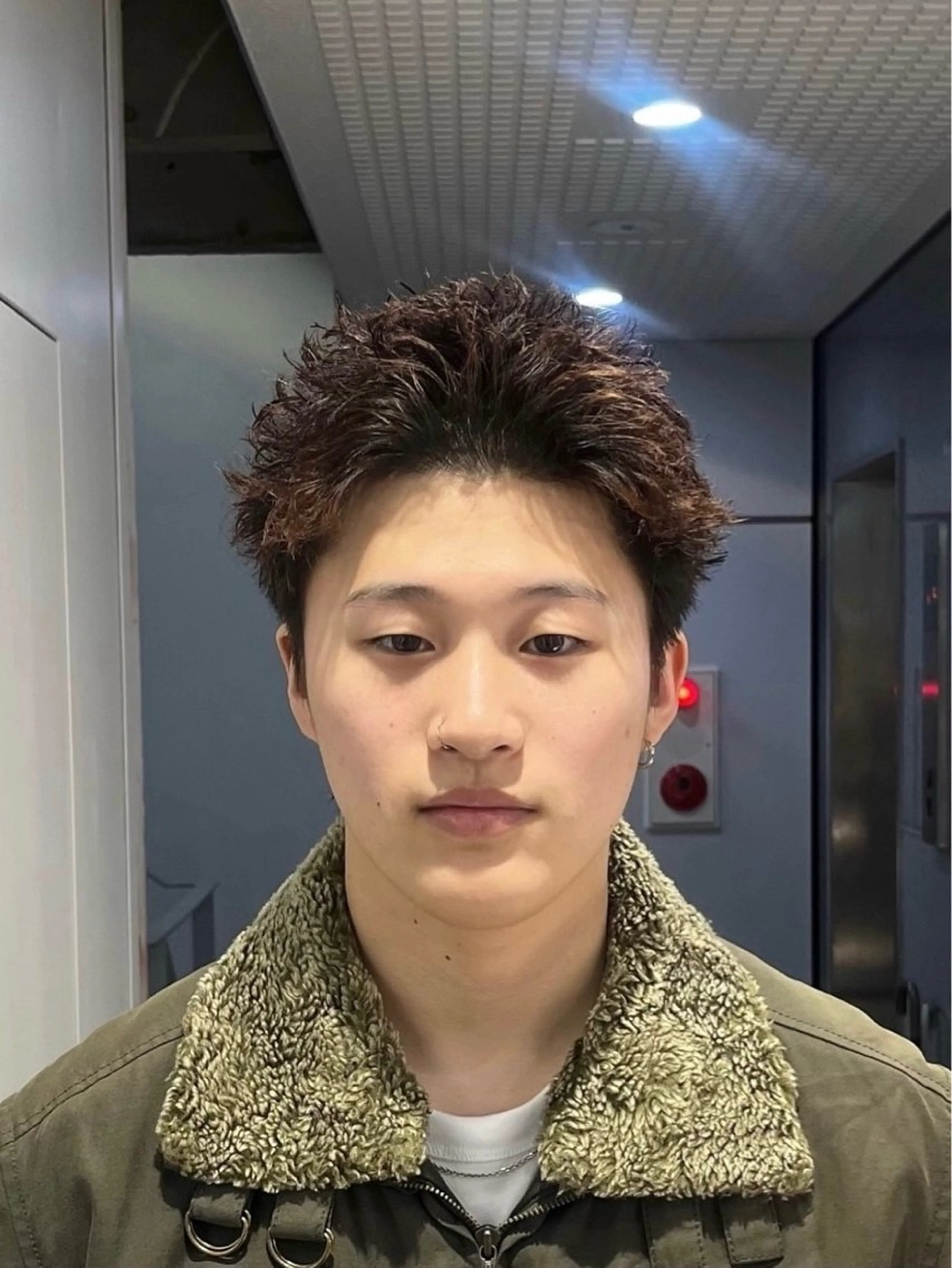 ショート ヘアカラー 🔥メンズパーマ🔥 ⚡️パーマの玄人⚡️のヘアスタイル