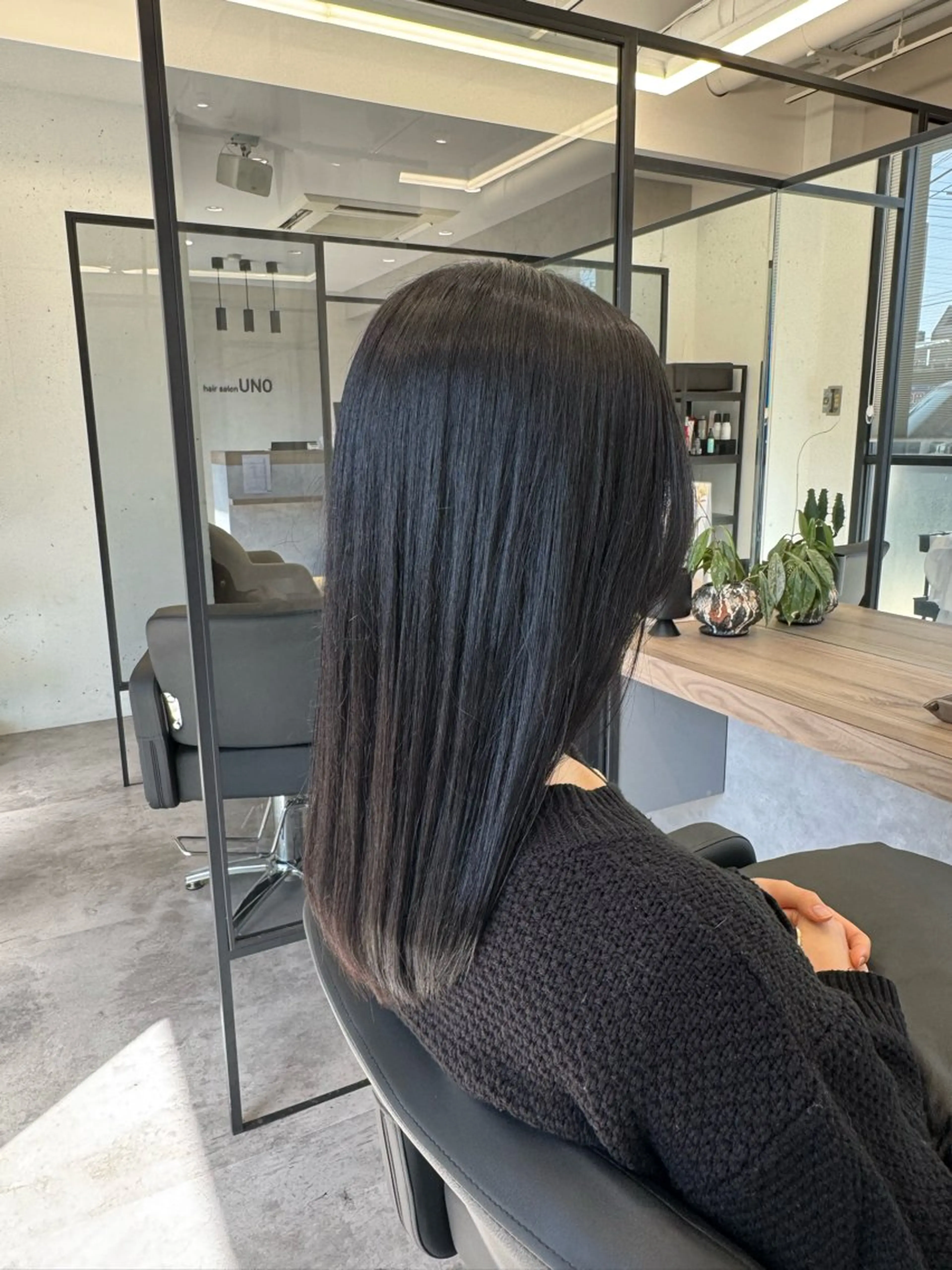 セミロング カット ヘアカラー 高橋 廉人のヘアスタイル