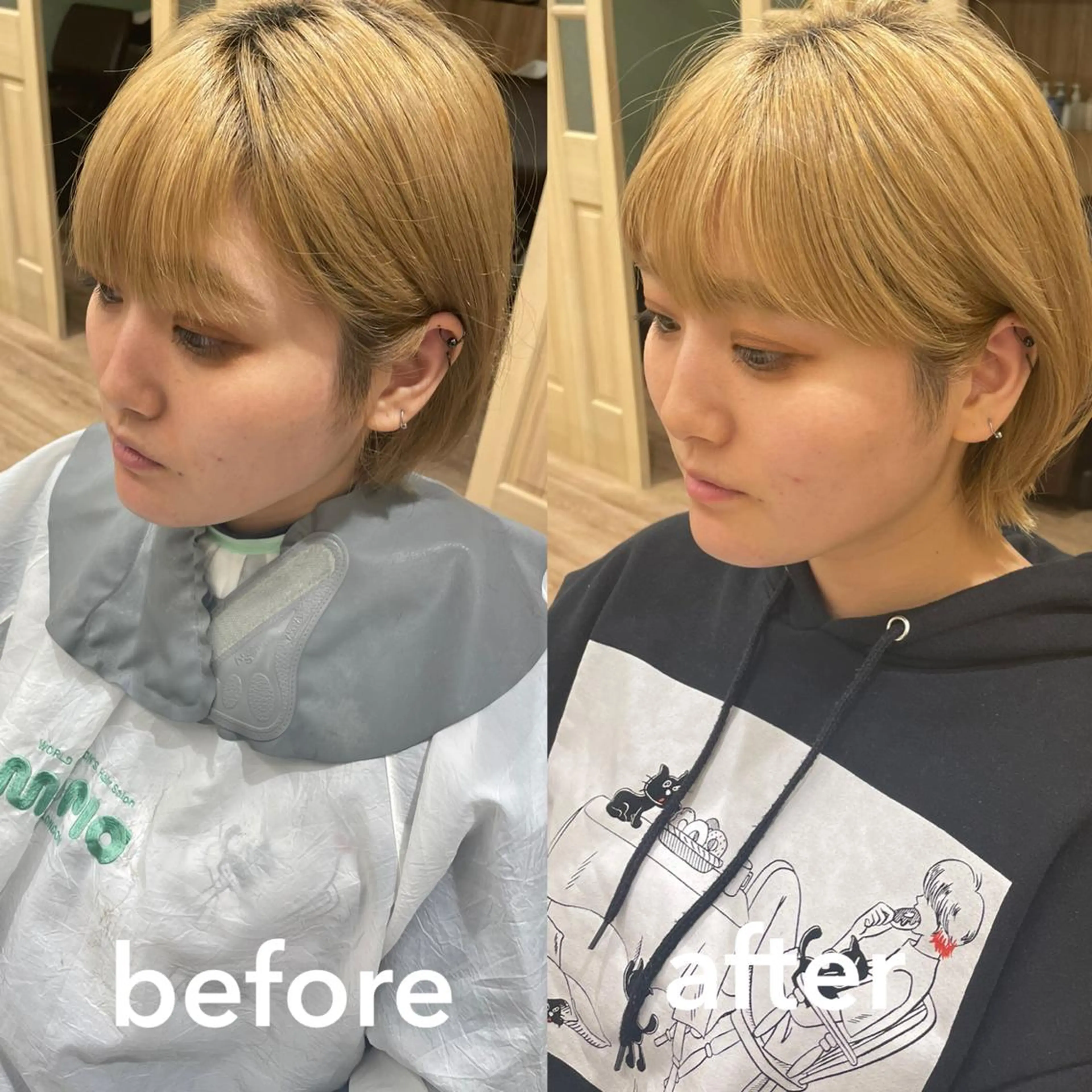 ショート KANAMI日暮里 韓国ヘア・メイクのヘアスタイル