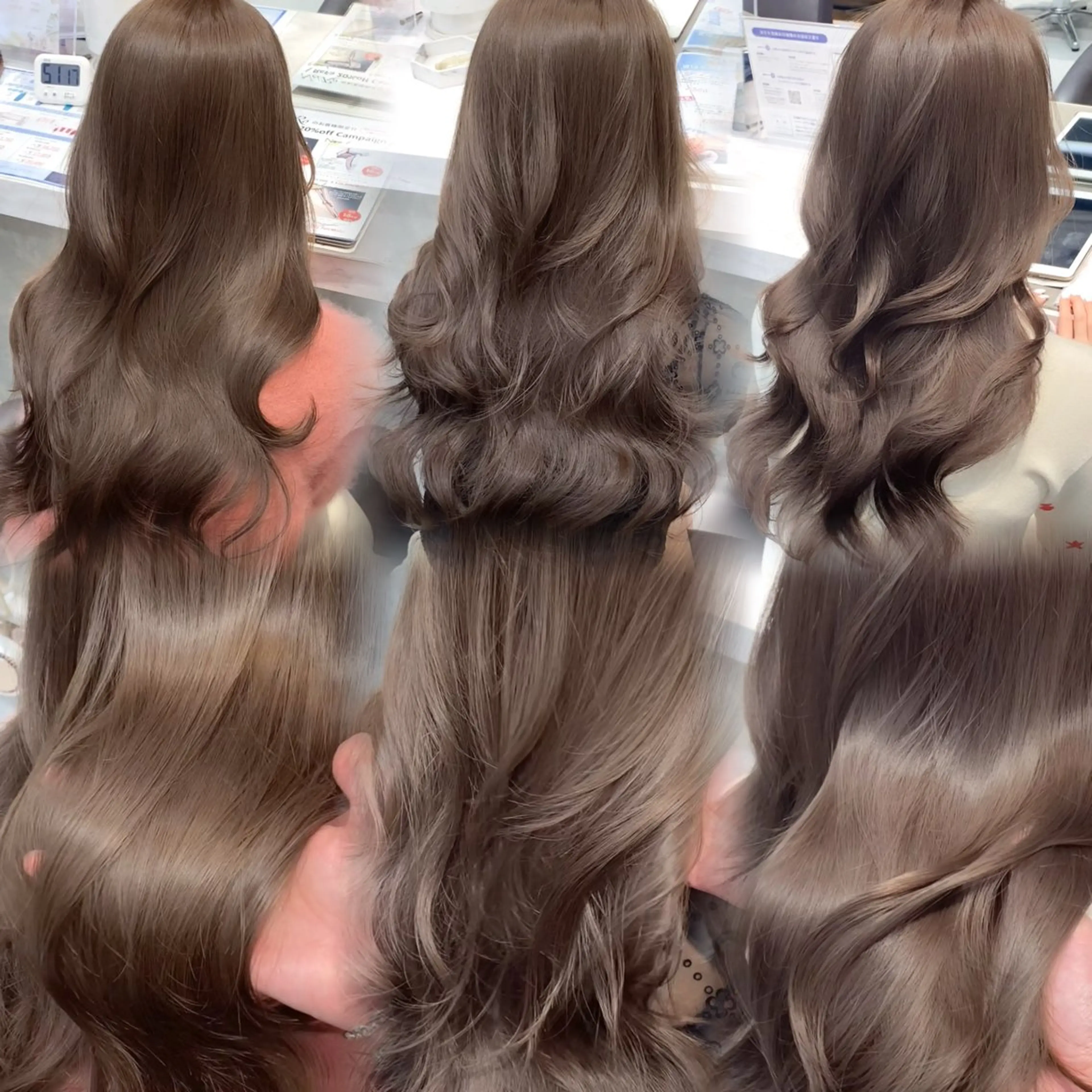 ロング レイヤーカット 小顔カット カット ヘアカラー 🌙レイヤー/透明感 髪質改善/宮田💫のヘアスタイル