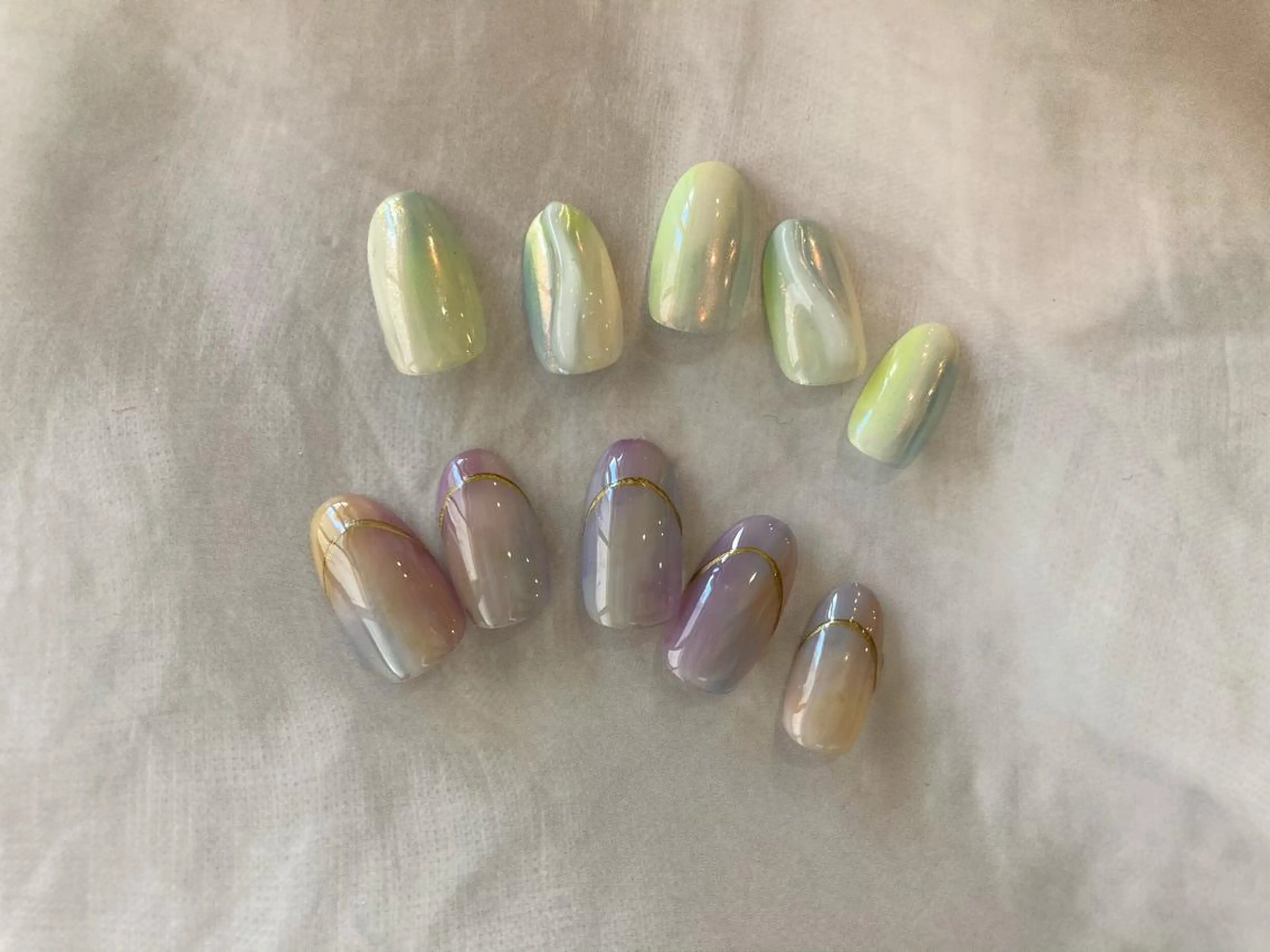 ショート カラー キッズ ネイル マツエク・マツパ illum hicariのネイルデザイン