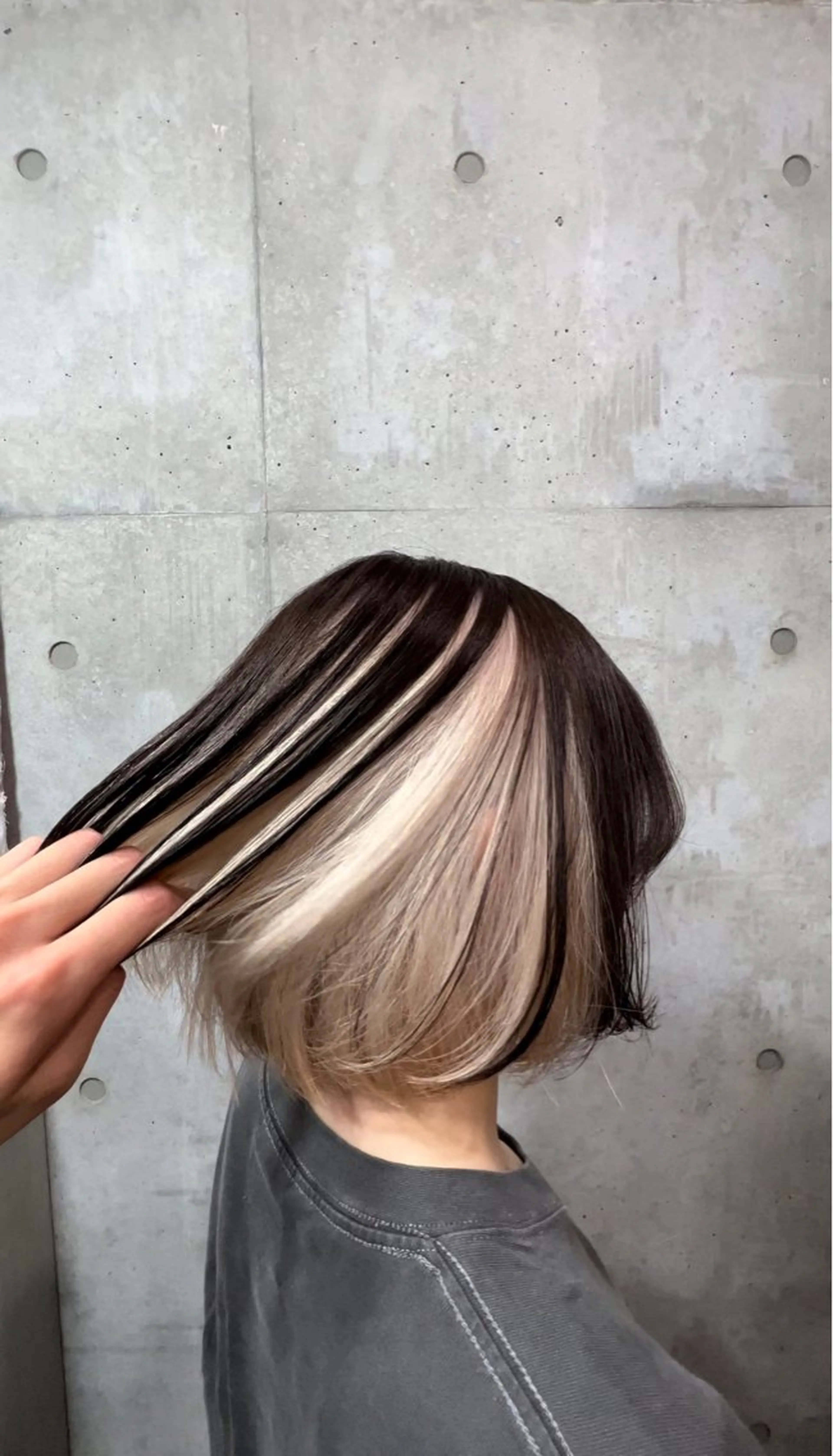 ミディアム カラー ブリーチカラー/ 寺口佳希のヘアスタイル