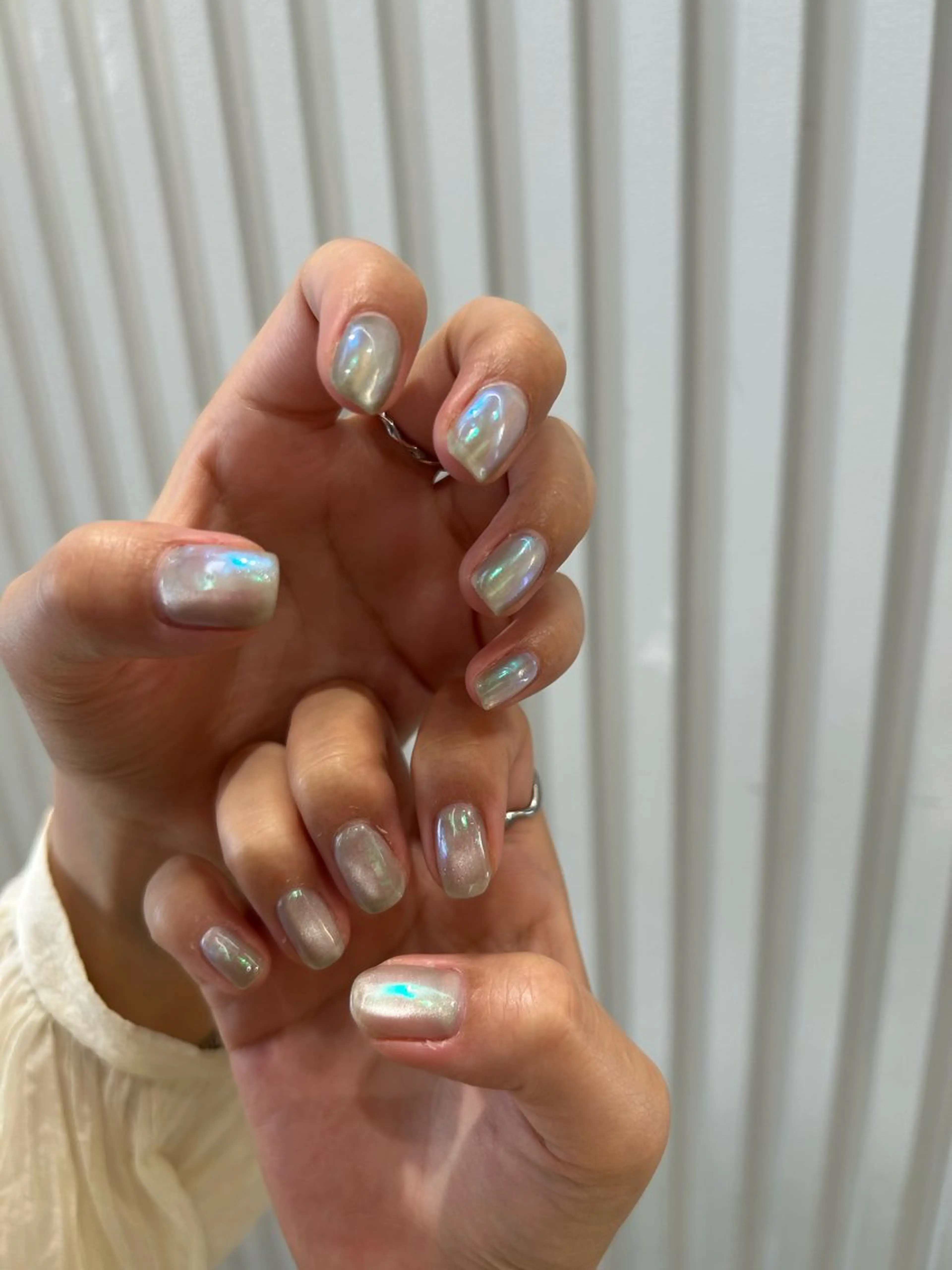 ネイル マグネットネイル ミラーネイル Nail salon Yumechika所属・Nail salon Yumechikaのネイルデザイン