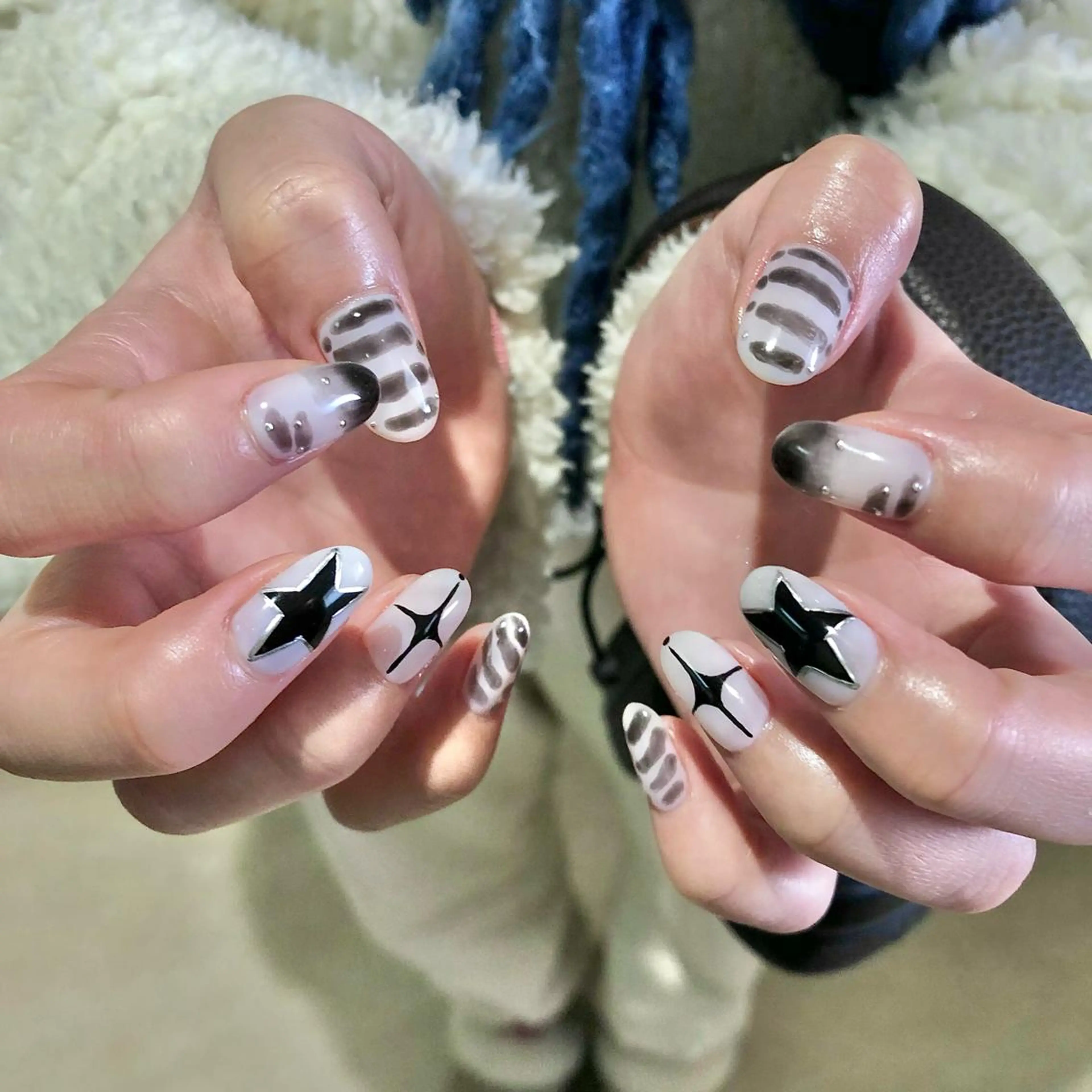 ネイル ハンドネイル パラあり！フィルイン 美フォルムのネイルデザイン