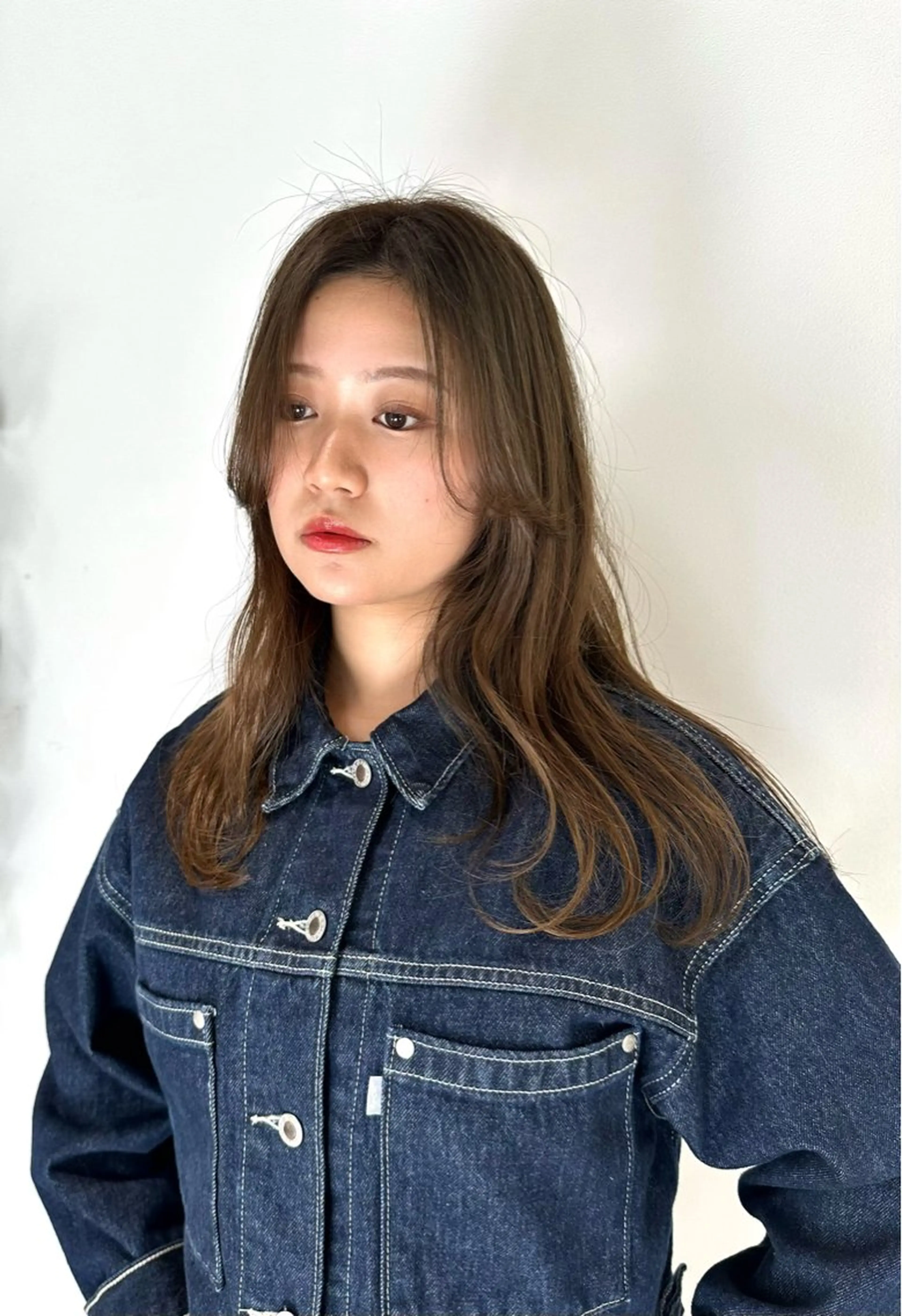 ロング カット ヘアカラー トリートメント 山本 菜月のヘアスタイル