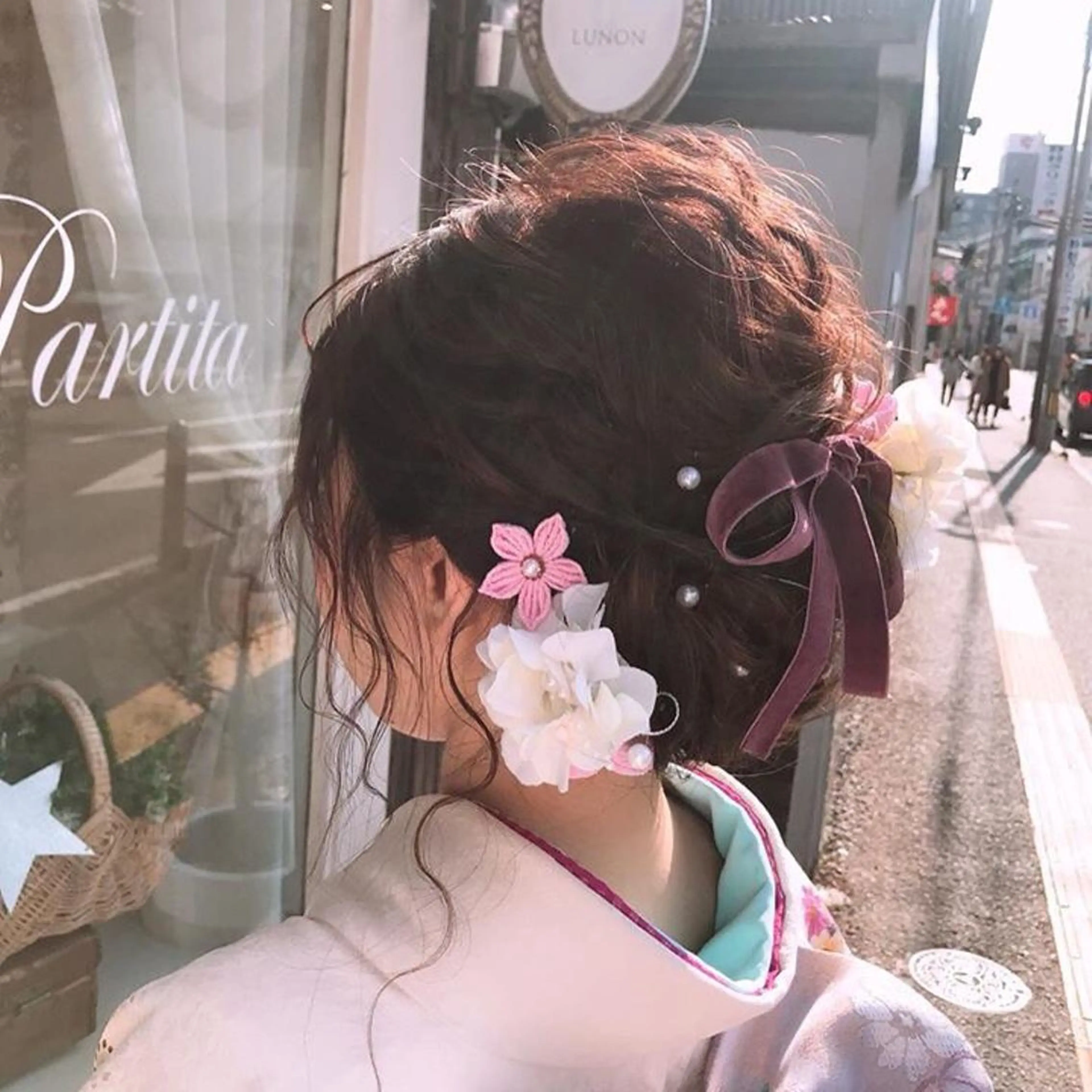 🌸卒業式友達割🌸大人気❗️袴の着付&ヘアセットの写真