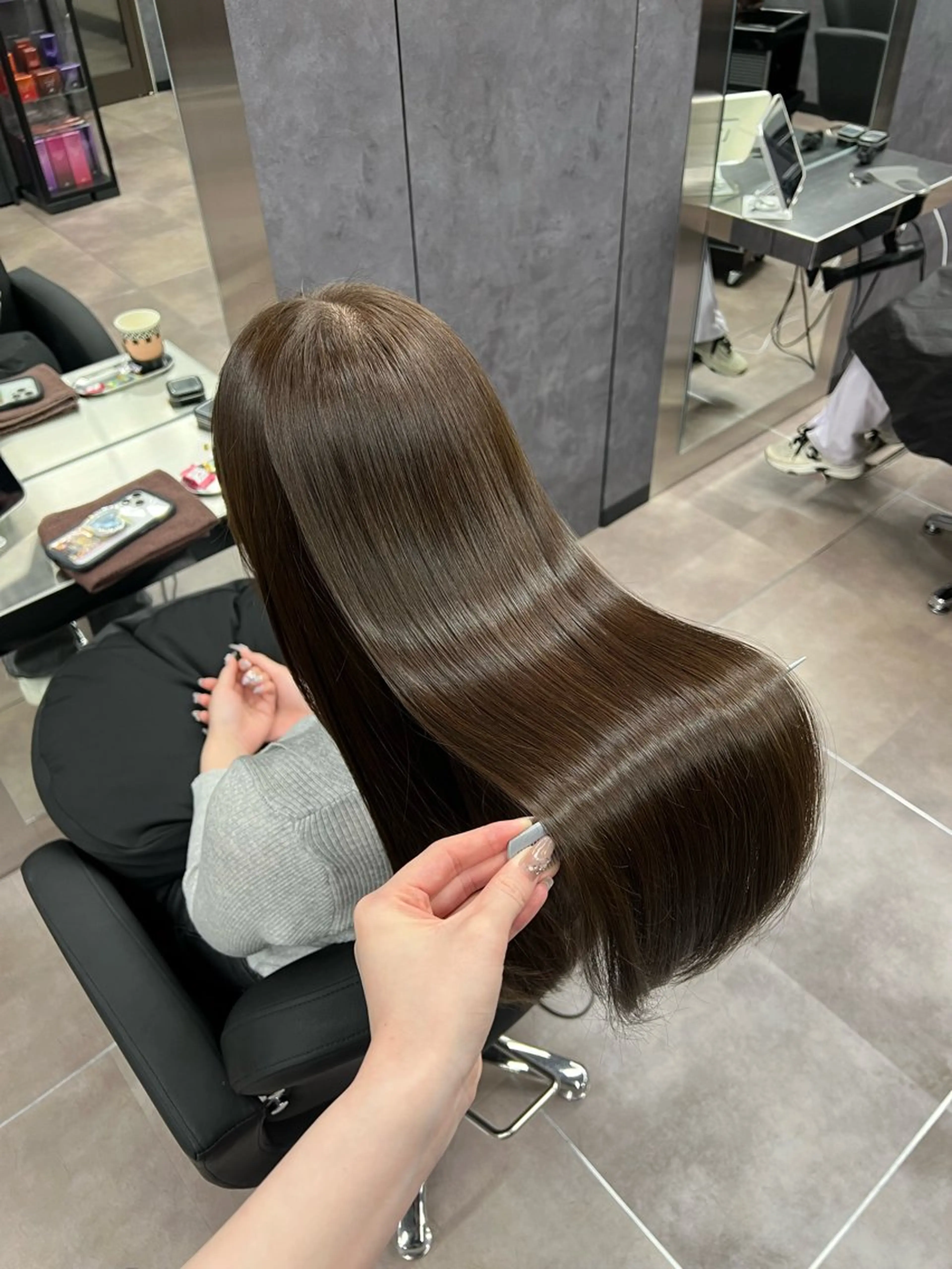 ロング カット ヘアカラー トリートメント 🩶髪質改善/新宿 /saaya🩶のヘアスタイル