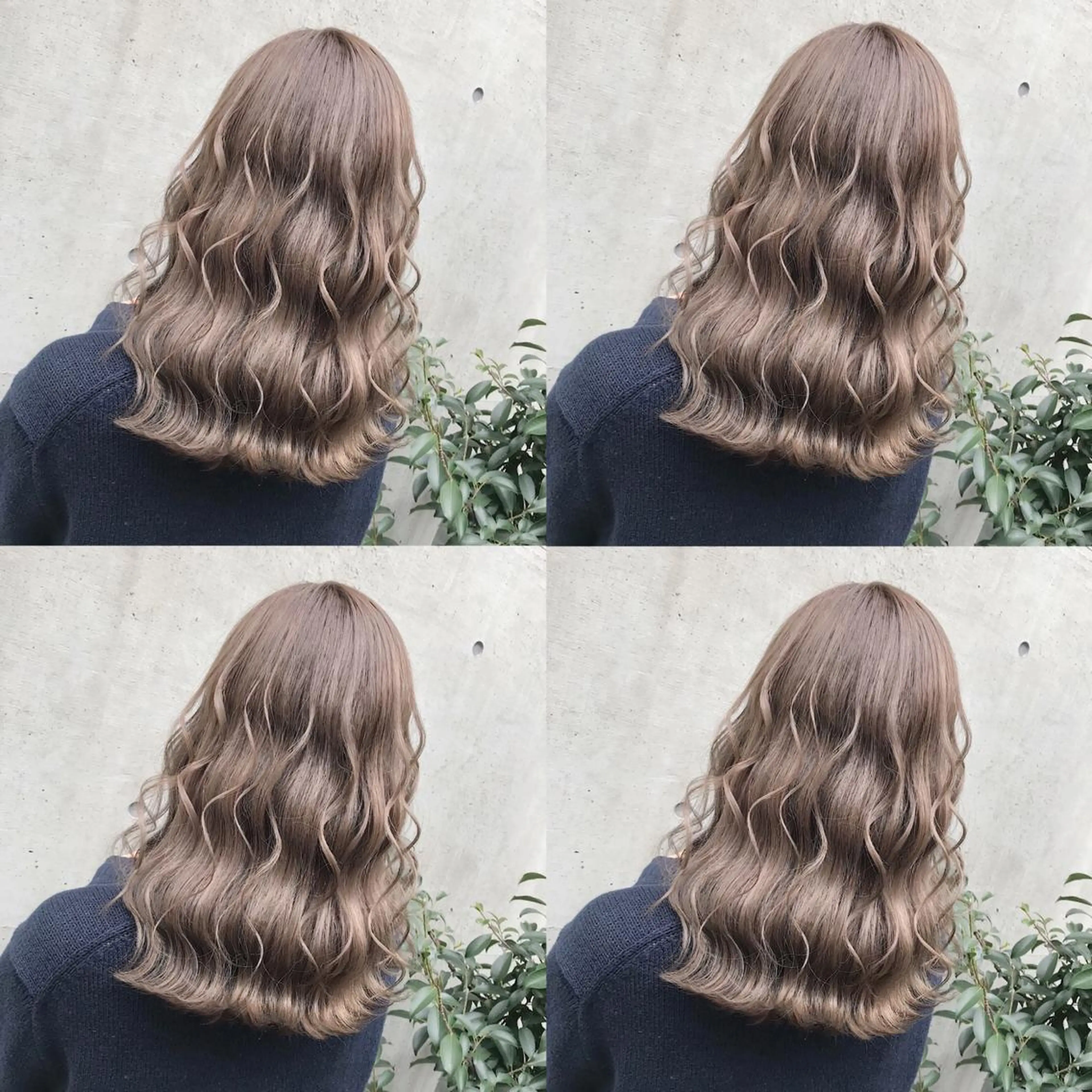 セミロング カラー ヘアアレンジ TAKUMAブリーチ /切りっぱなし🪽のヘアスタイル