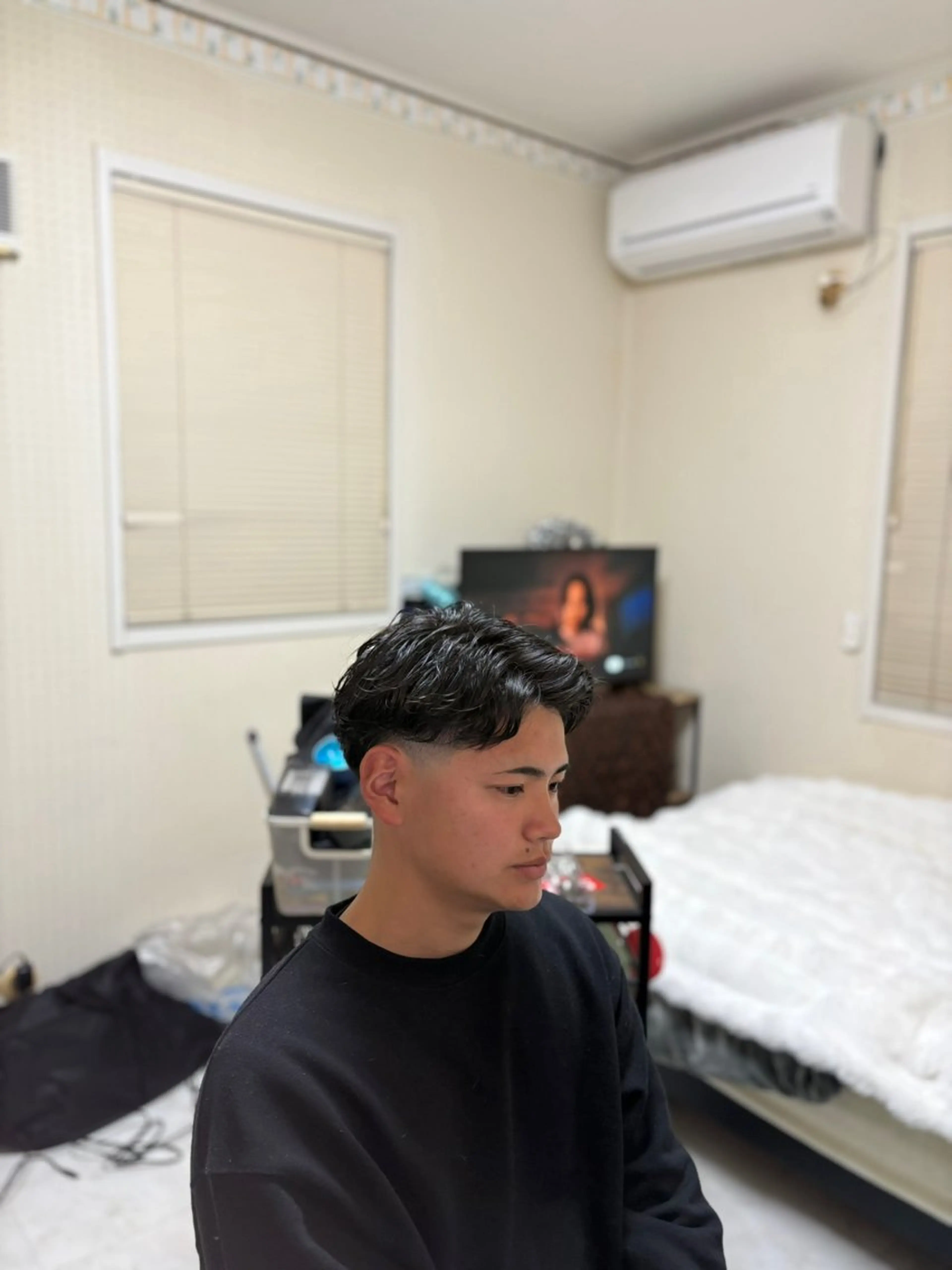 パーマ メンズ メンズパーマ 森 将綺のヘアスタイル