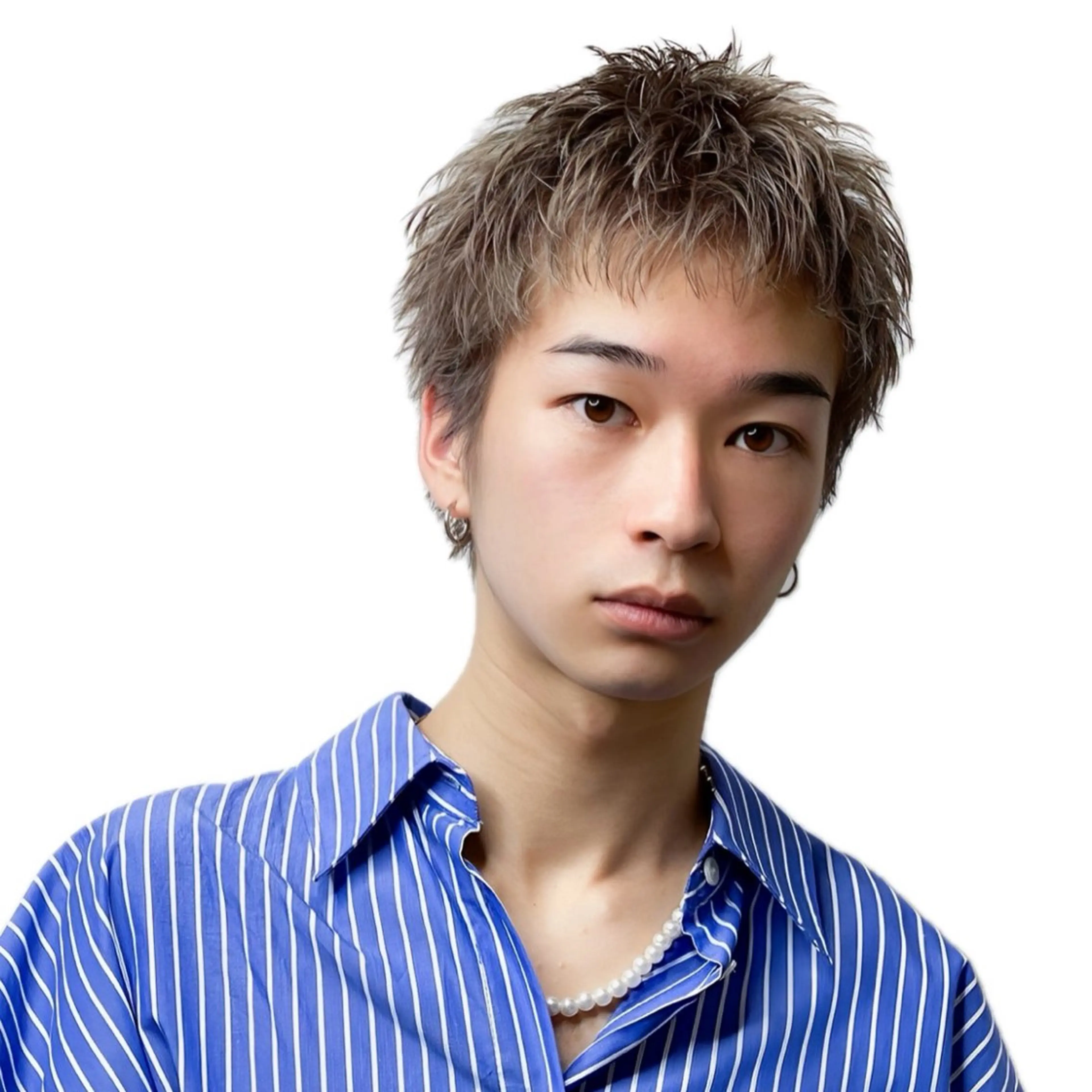 メンズ スパイキーショート 池袋メンズ縮毛矯正 ｜玉城柊平のヘアスタイル