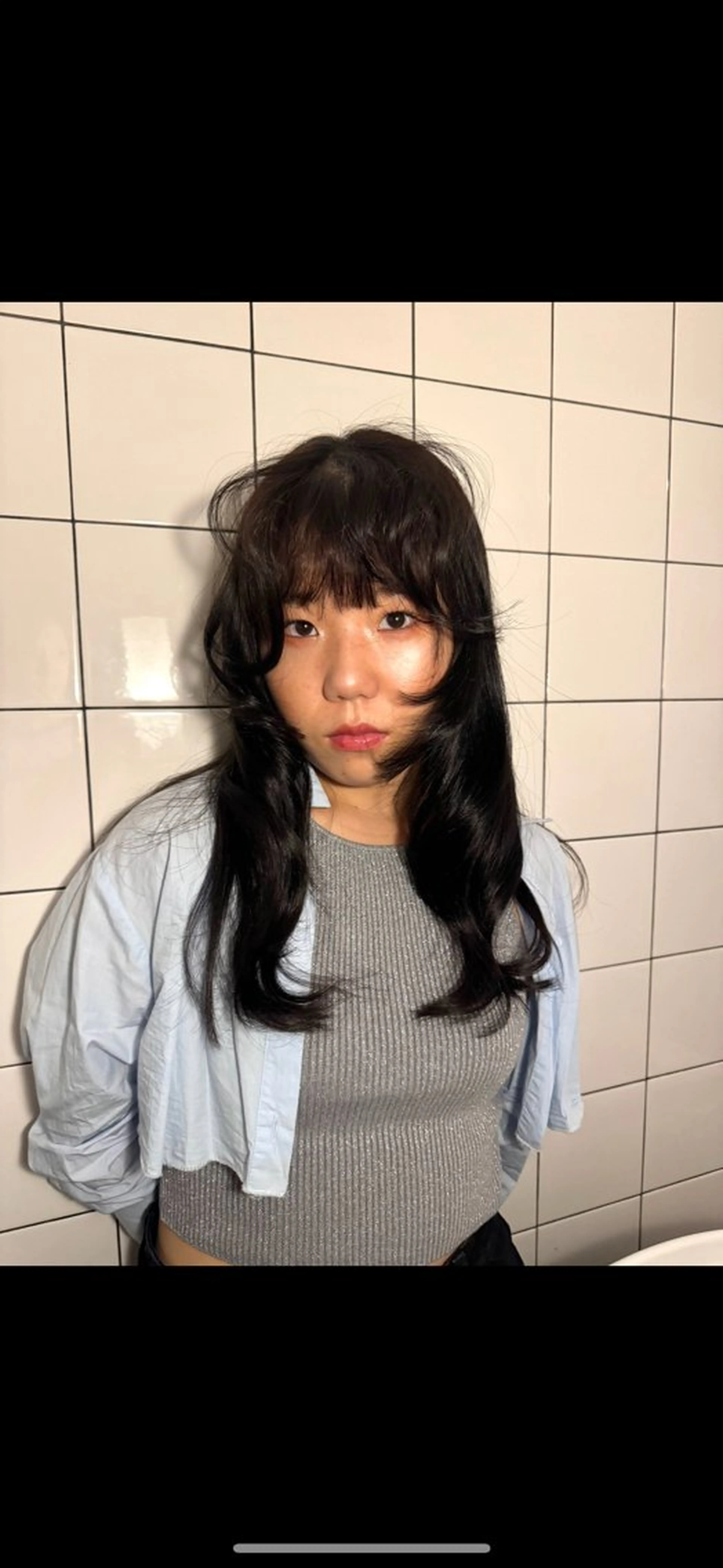 ロング 捺葵 @72tomi__のヘアスタイル